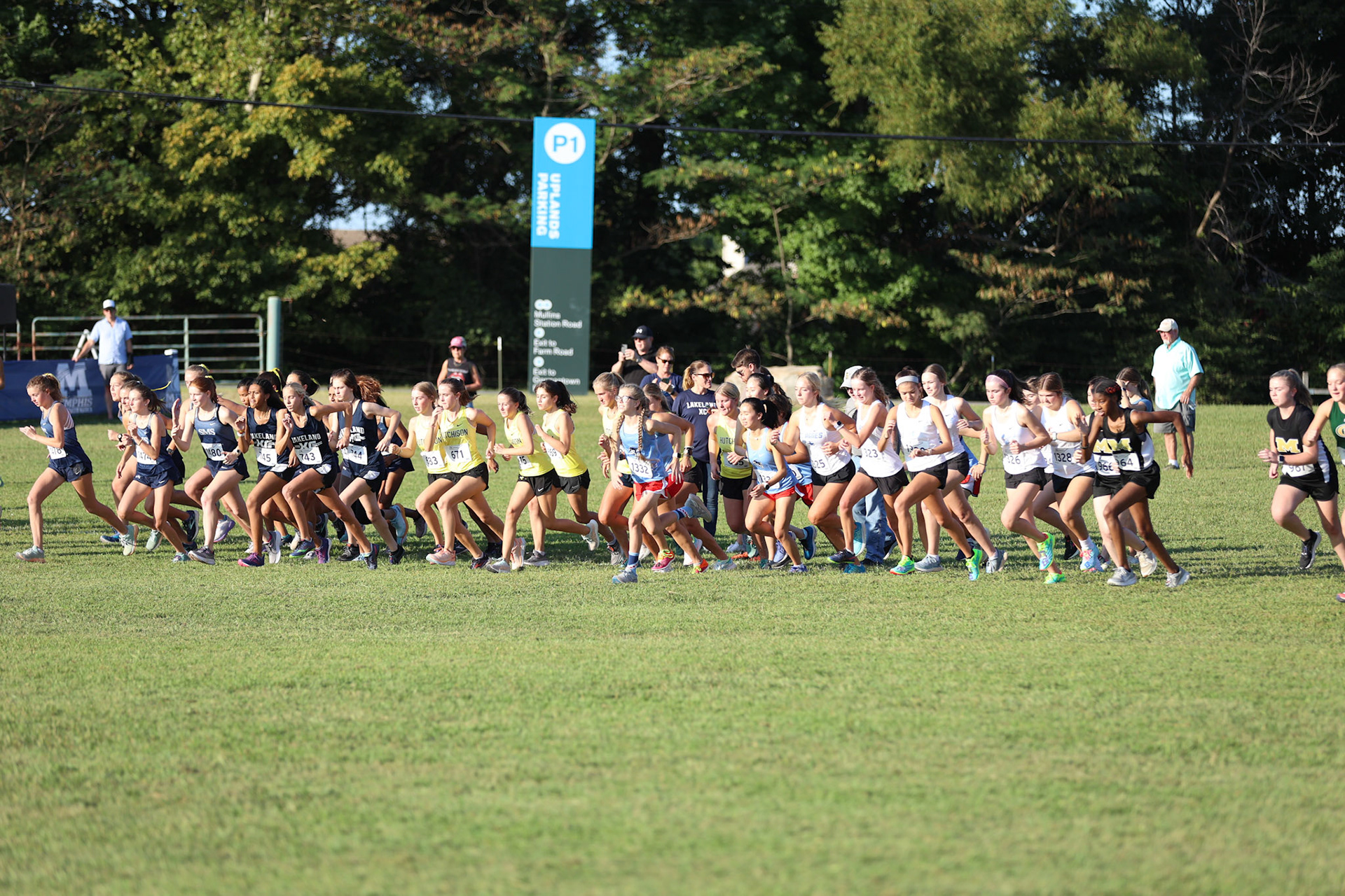 St. Benedict Cross Country MYA Meet 1 at Shelby Farms on Wednesday, September 14, 2022. (Ryan Beatty/SBA)