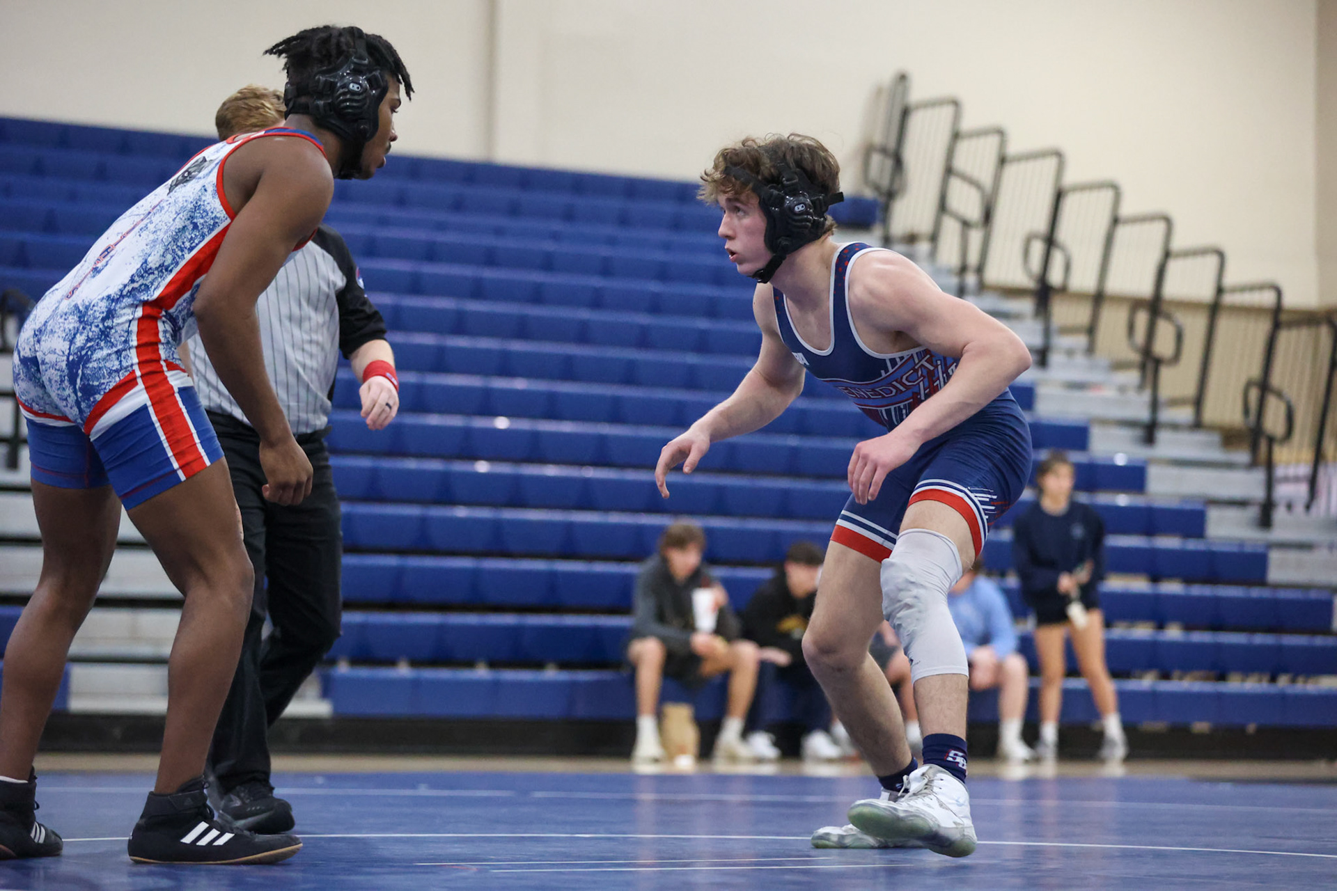SBA Wrestling Senior Night vs Bartlett, Bolton, and ECS on Thursday, Feb. 10, 2022. (Ryan Beatty Photo)