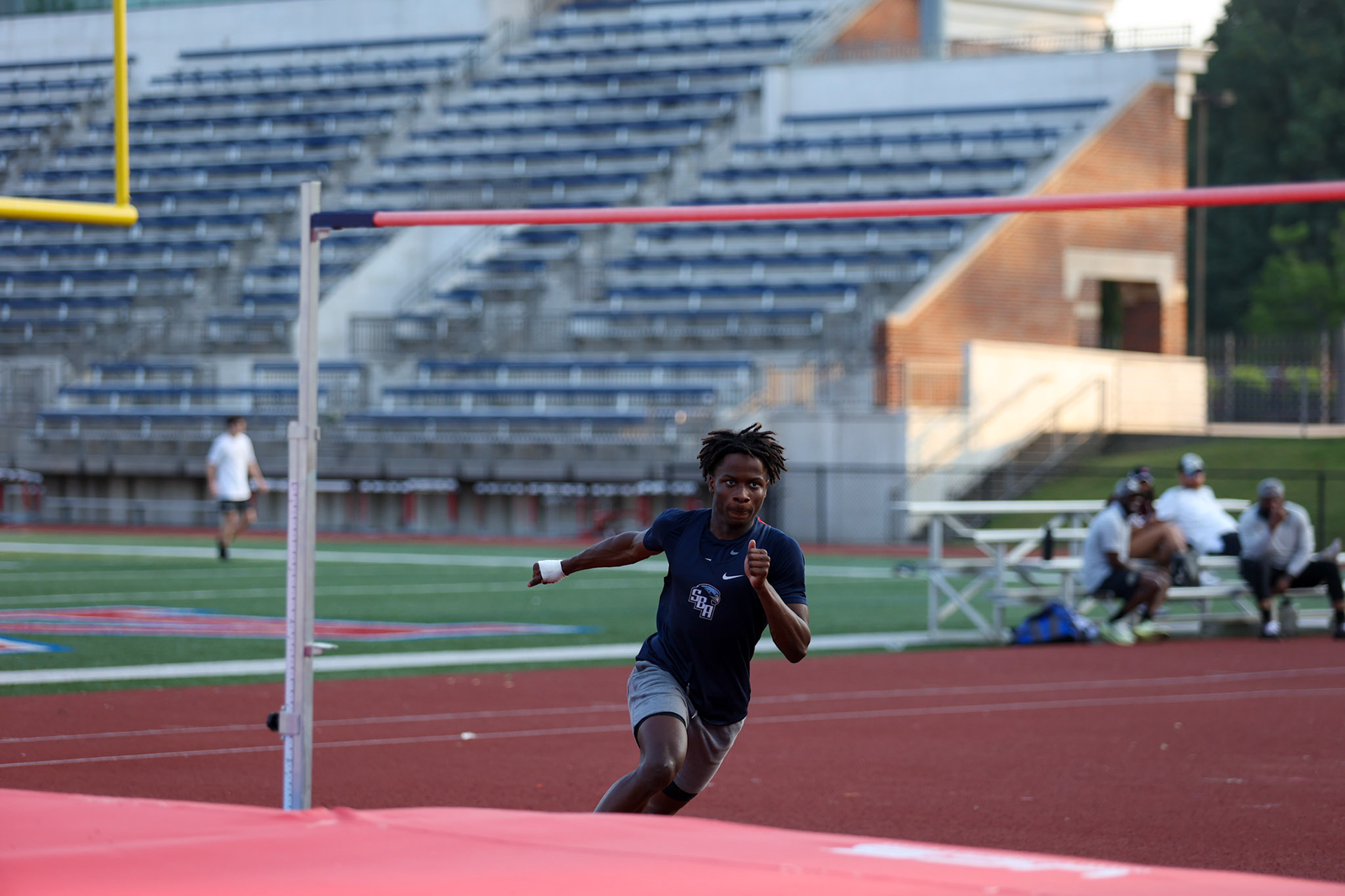 St. Benedict Track at MUS Region Meet on May 11, 2022. (Ryan Beatty/SBA)