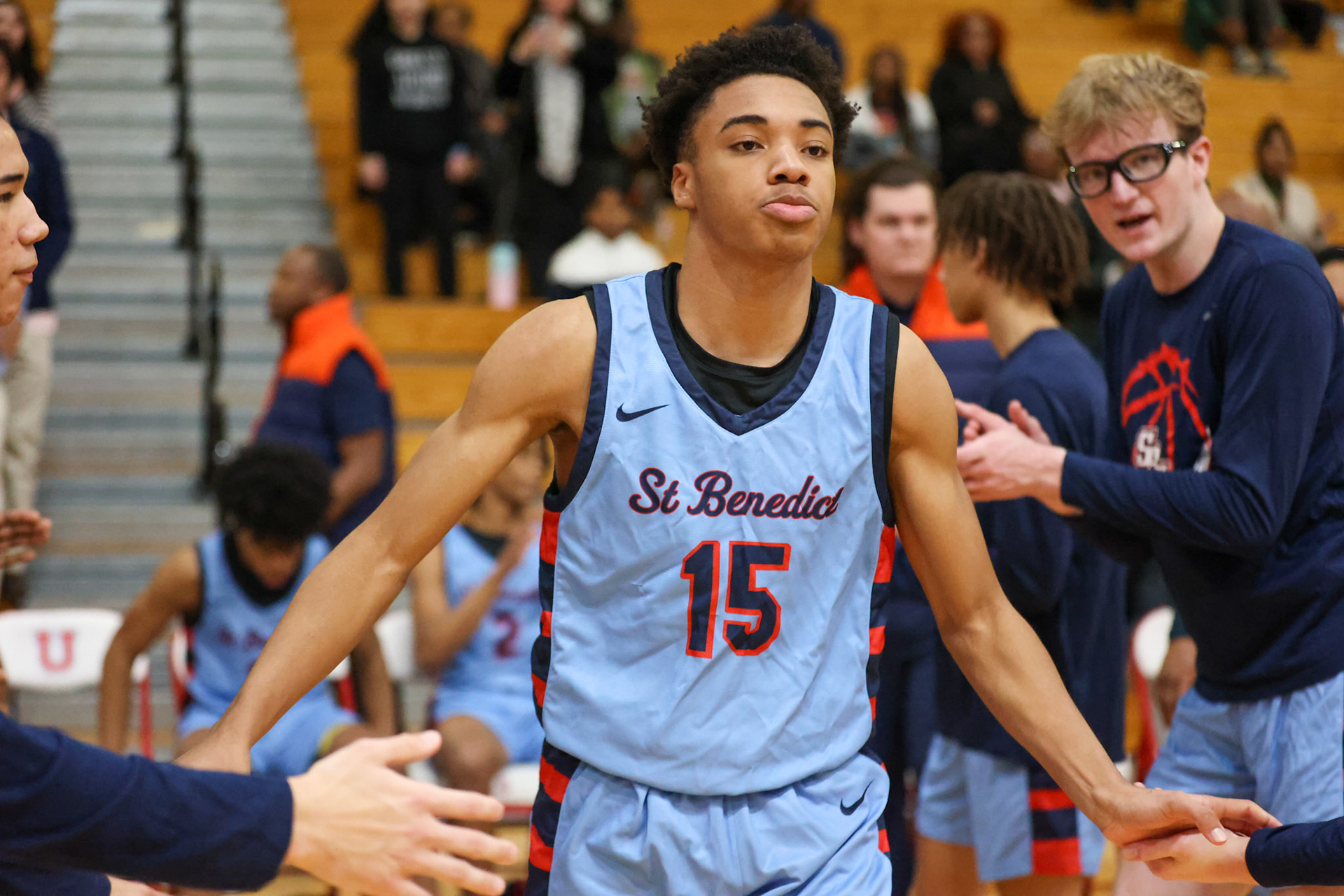 SBA Boys Basketball at MUS. (Ryan Beatty Photo)