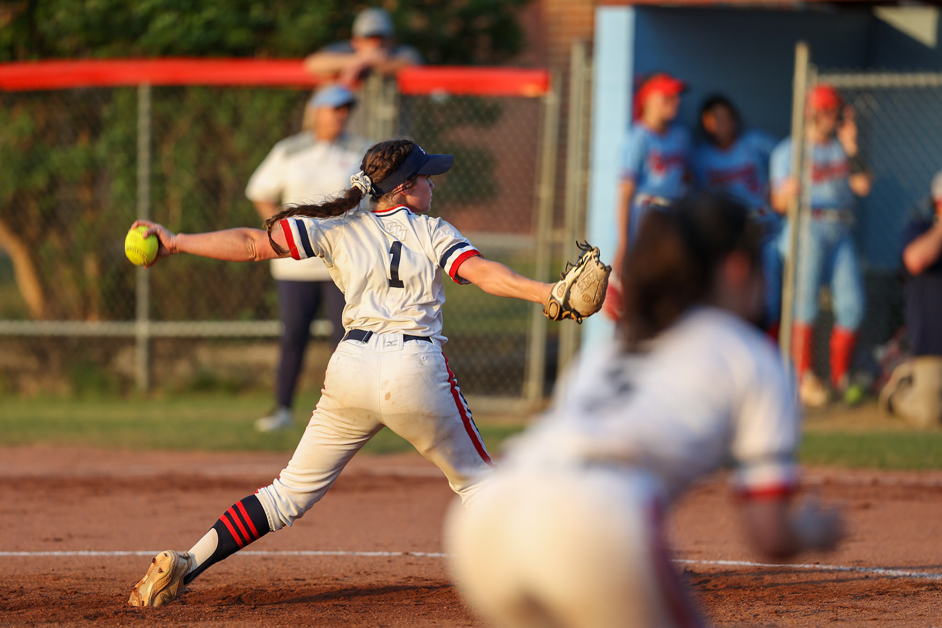 St. Benedict Softball vs TRA at St. Benedict At Auburndale on May 10, 2022 in the DII-AA Regional Softball Tournament. (Ryan Beatty/SBA)