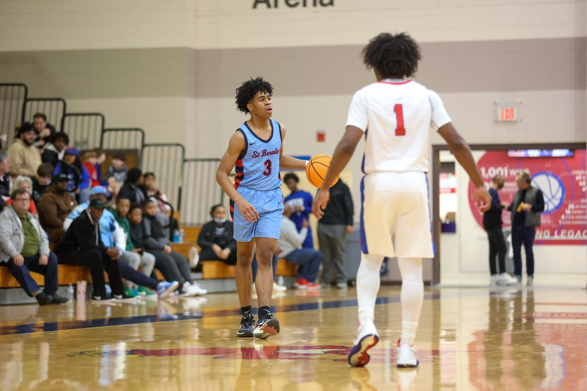 SBA Boys Basketball at MUS. (Ryan Beatty Photo)