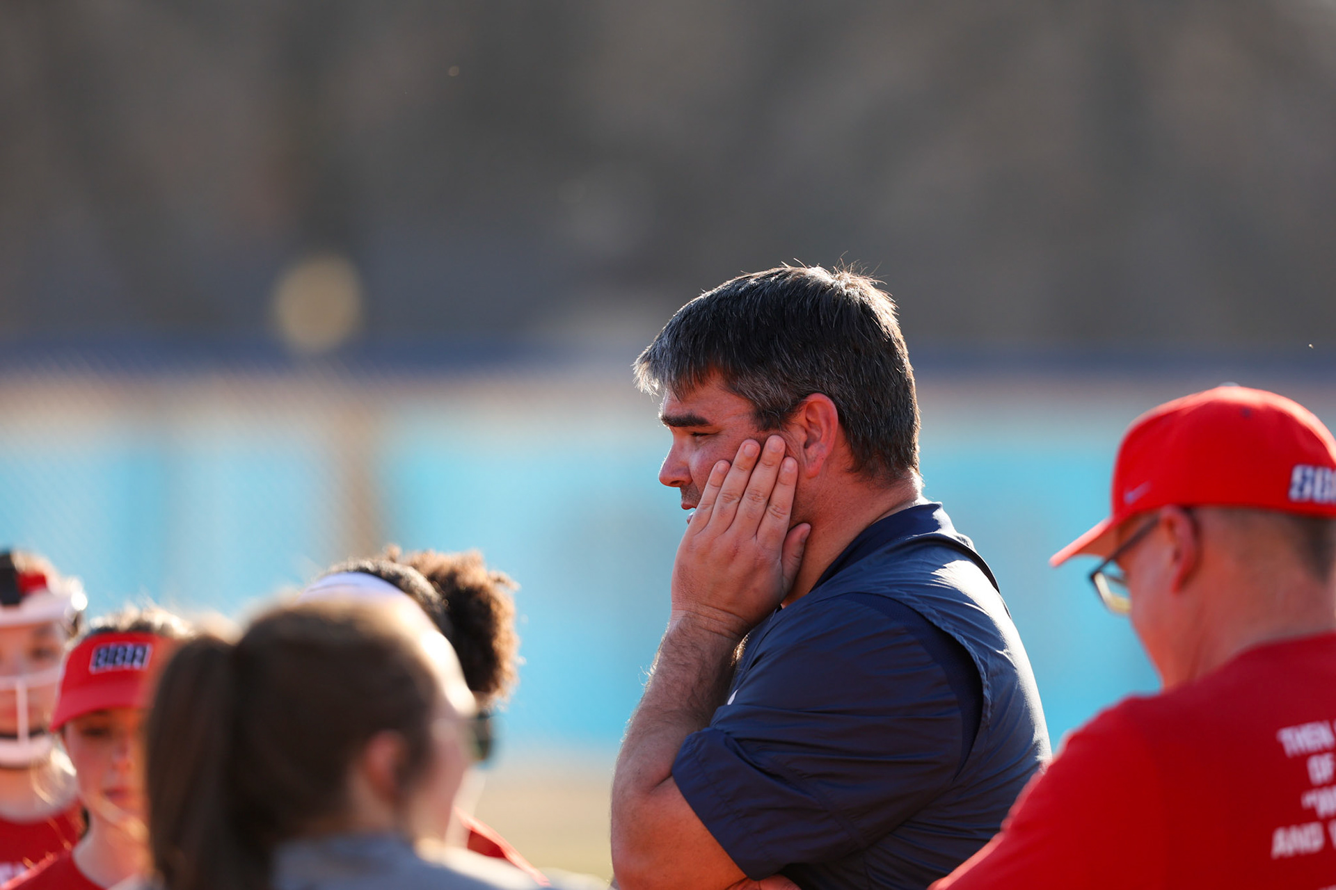 St. Benedict Softball vs Bartlett High School on March 3, 2022 at W.J. Freeman Park in Memphis, TN (Ryan Beatty/SBA)