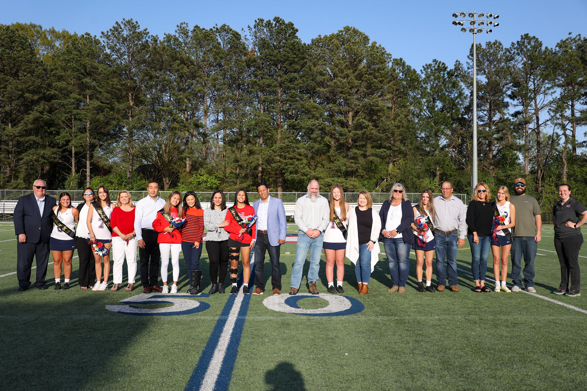St. Benedict Girls Lacrosse vs St. Agnes on Senior Night at St. Benedict at Auburndale in Memphis, TN on April 19, 2022. (Ryan Beatty/SBA)