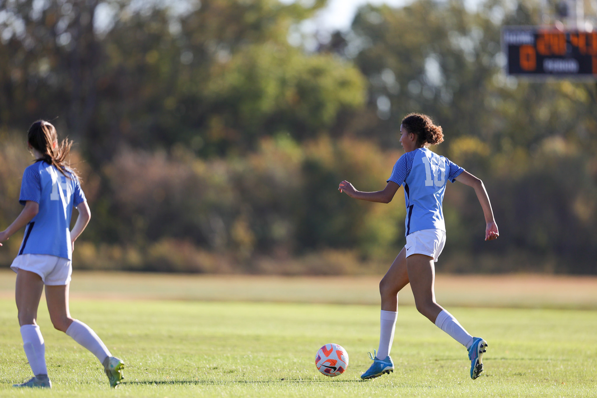 SBA Girl’s Soccer vs. Ensworth in the first round of the TSSAA State Tournament in Nashville, TN, on Oct. 17, 2022. (Ryan Beatty/SBA)