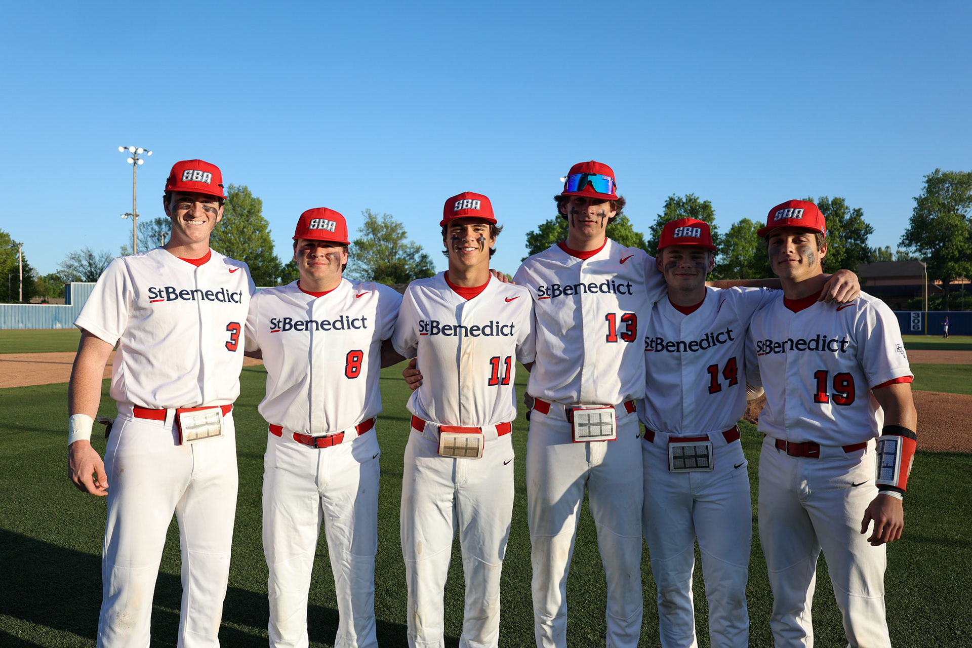 St. Benedict Baseball Senior Night vs CBHS at St. Benedict at Auburndale High School on April 26, 2022.  (Ryan Beatty/SBA)