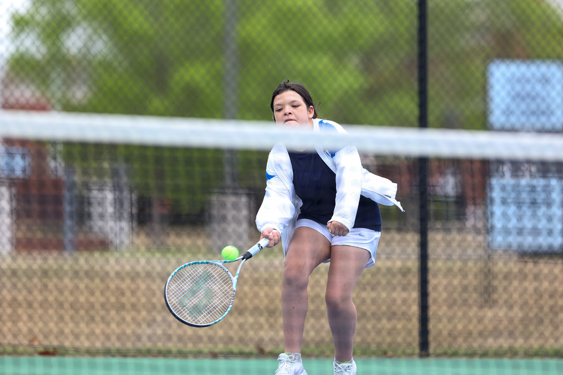 St. Benedict Tennis vs Brighton Cardinals on Wednesday April 6, 2022 at St. Benedict At Auburndale High School in Memphis, TN. (Ryan Beatty/SBA)