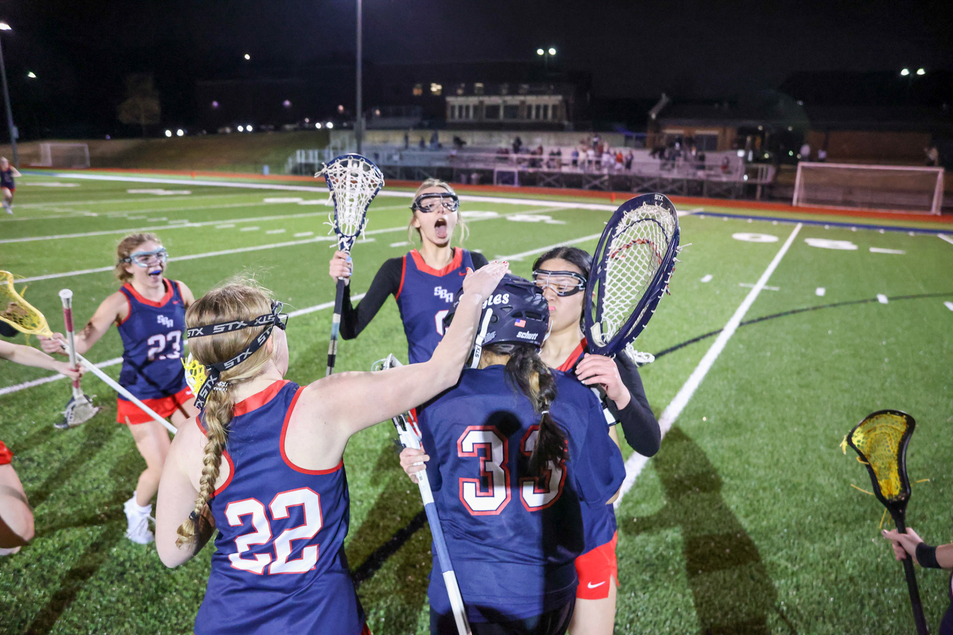SBA Girls Lacrosse vs Lausanne on Wednesday, March 8, 2023. (Ryan Beatty Photo)