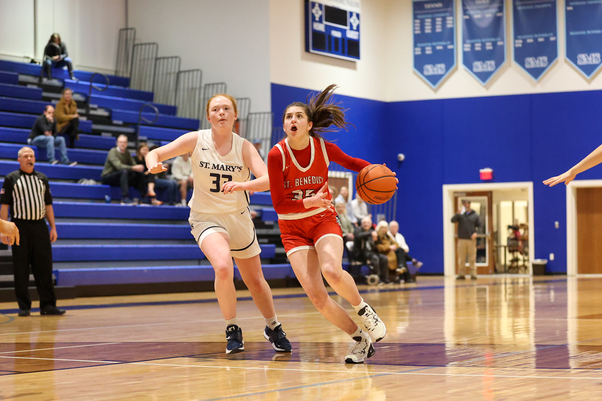 SBA Girls Basketball vs St. Mary’s. (Ryan Beatty Photo)
