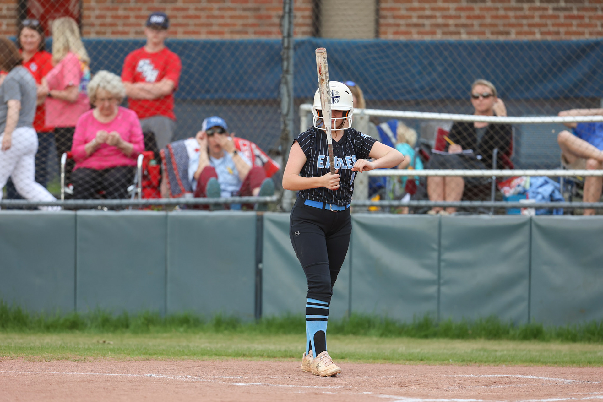 St. Benedict Softball vs Tipton Rosemark Academy at St. Benedict High School in Memphis, TN on May 3, 2022. (Ryan Beatty/SBA)