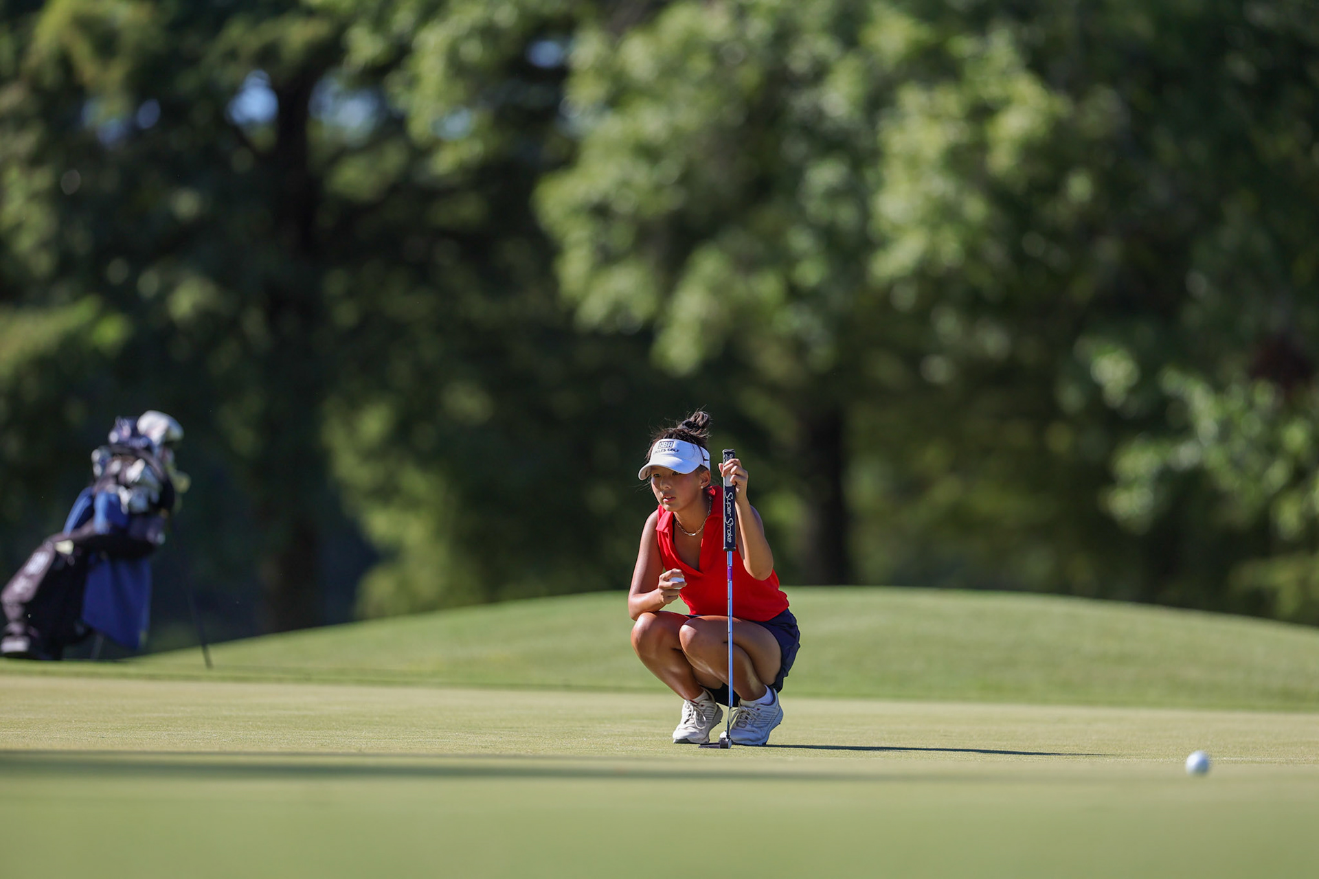 St. Benedict Girls Golf at Windyke on August 31, 2022. (Ryan Beatty/SBA)