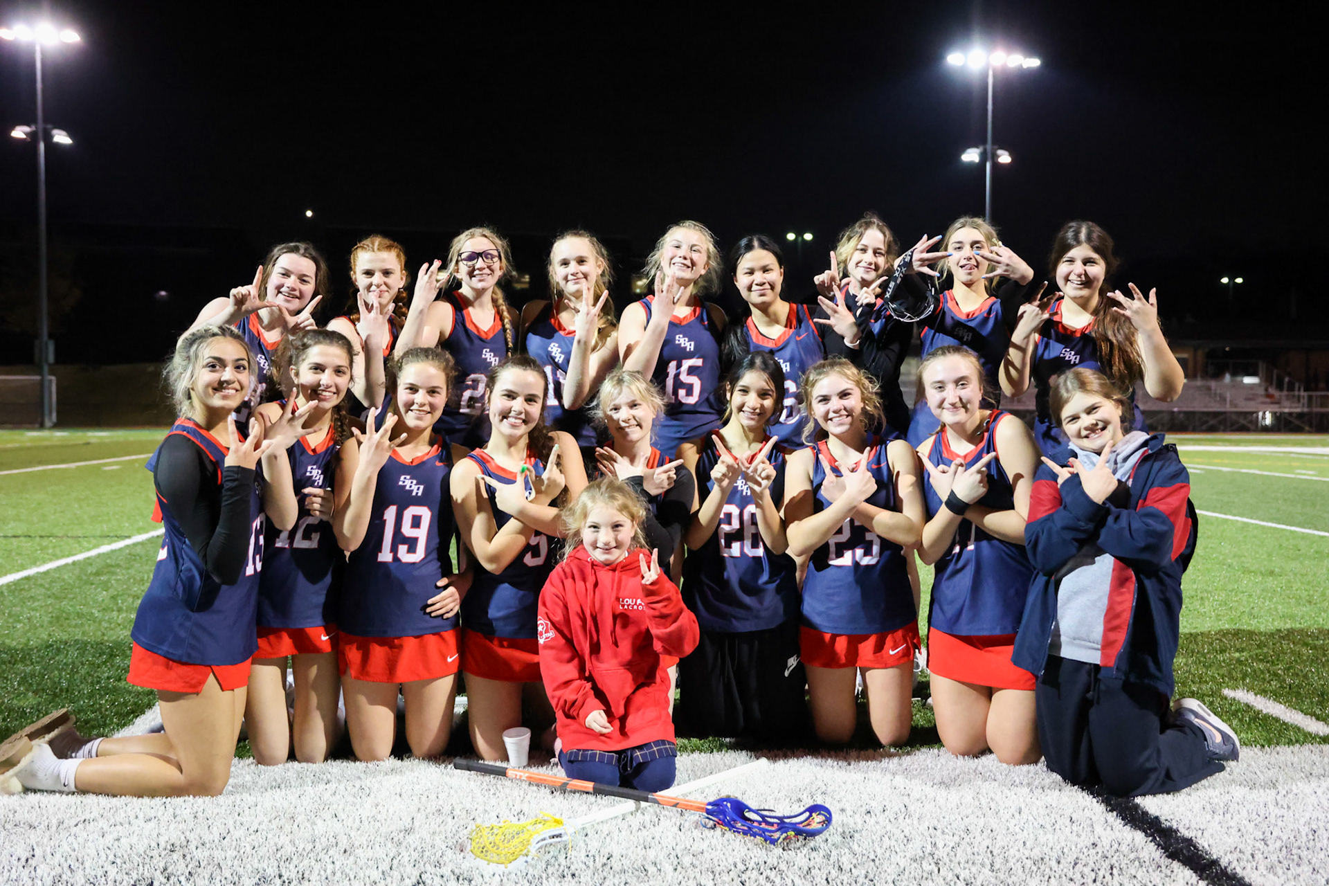 SBA Girls Lacrosse vs Lausanne on Wednesday, March 8, 2023. (Ryan Beatty Photo)