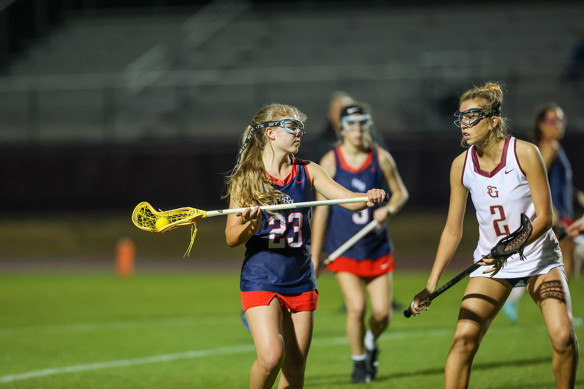 St. Benedict Lacrosse vs St. George’s at St. George’s Independent School on April 12, 2022 in Memphis, TN. (Ryan Beatty/SBA)