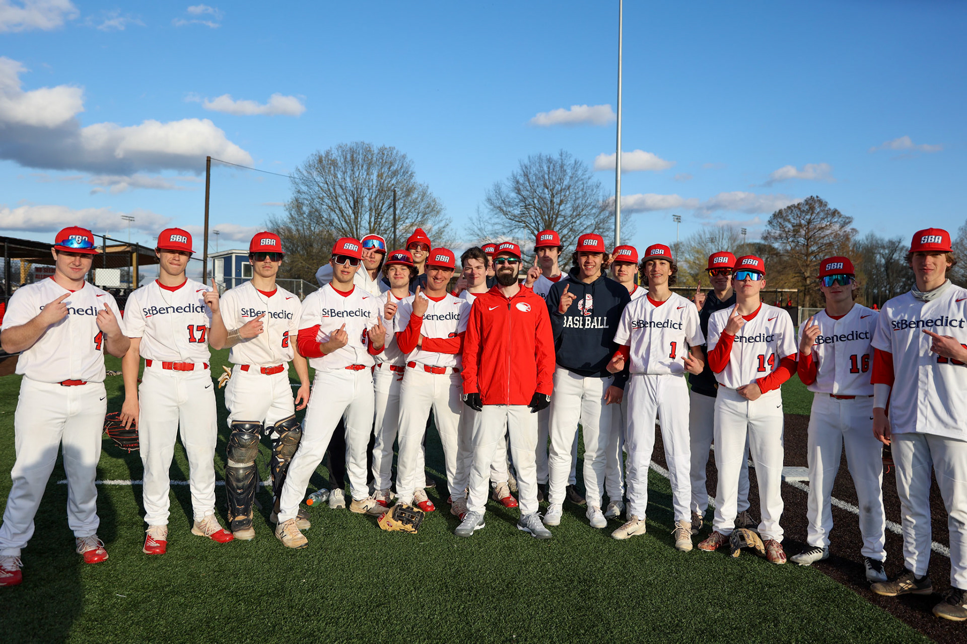 SBA Baseball vs Fayette Academy at USA Stadium in Millington, TN on Monday, March 13, 2023. (Ryan Beatty Photo)