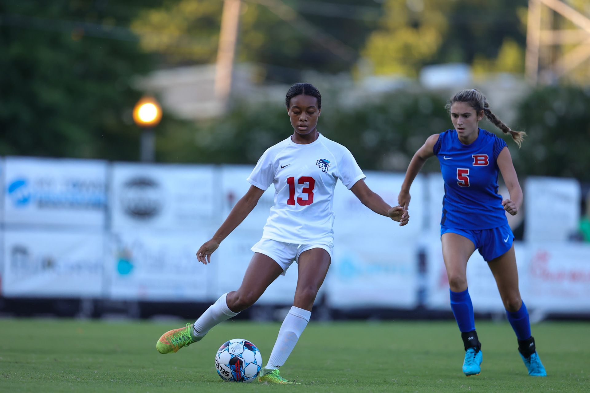 SBA Soccer vs Bartlett at Bartlett High School on Thursday, August 18, 2022. (Ryan Beatty/SBA)