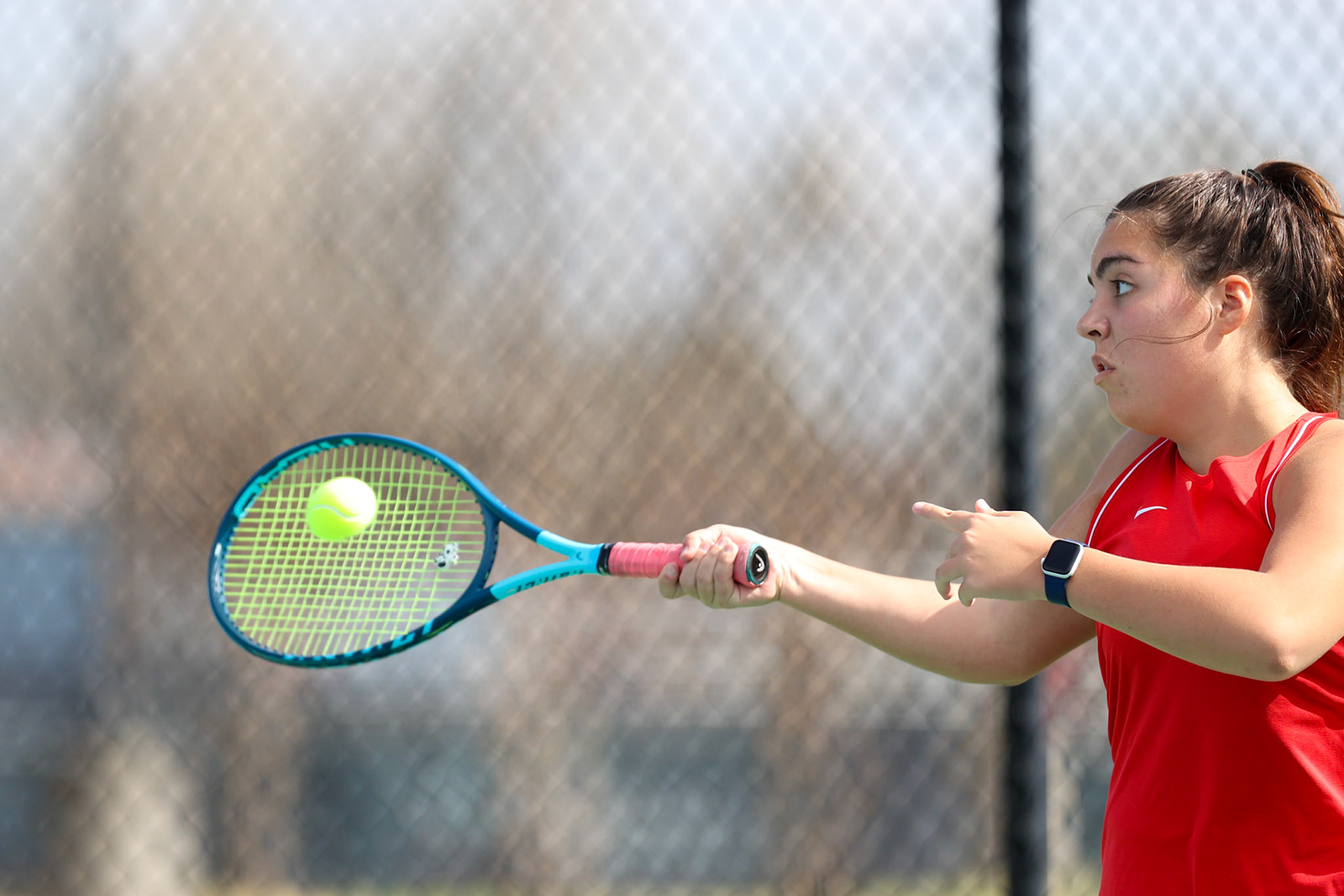 St. Benedict Tennis vs St. Mary’s on April 5, 2022 at St. Benedict at Auburndale High School in Memphis, TN. (Ryan Beatty/SBA)