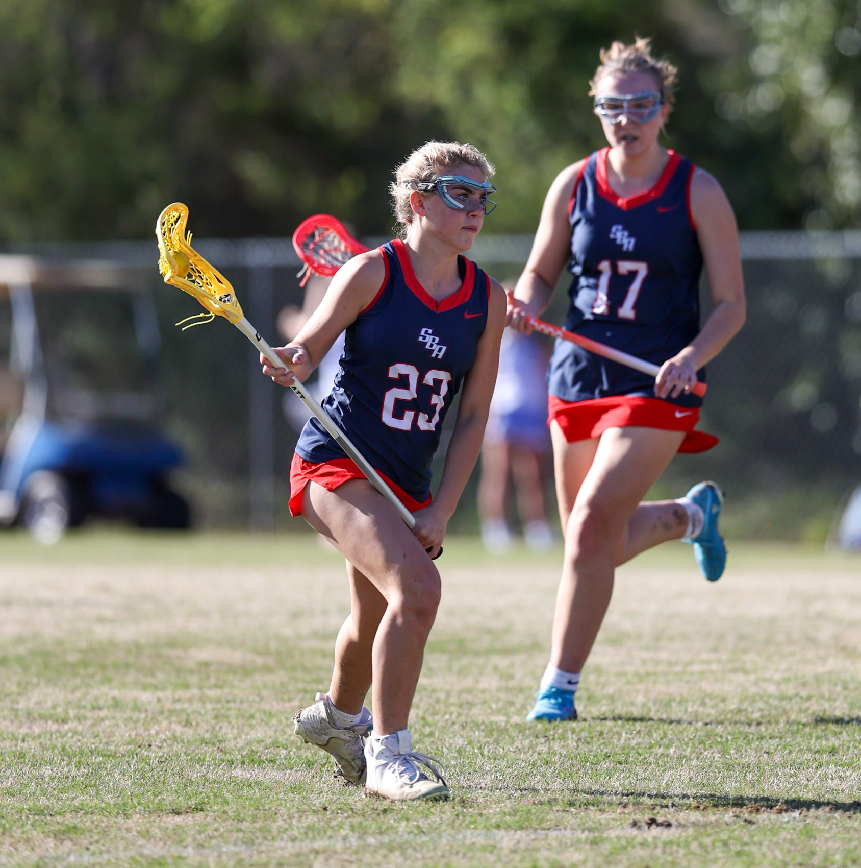 St. Benedict Girls Lacrosse vs St. Agnes on April 5, 2022 at St. Agnes Academy in Memphis, TN. (Ryan Beatty/SBA)