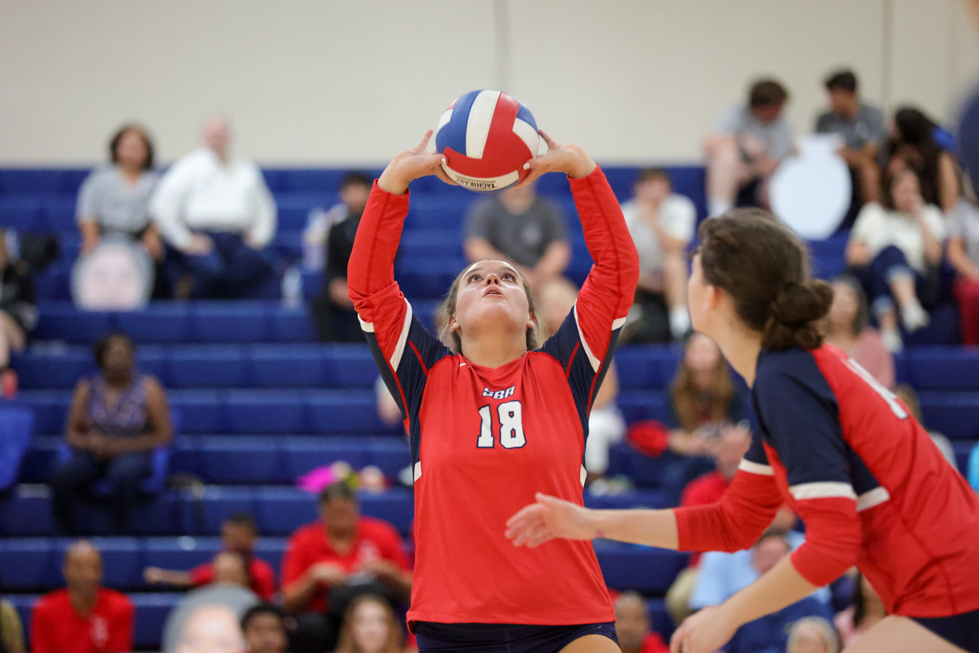 St. Benedict Volleyball vs White Station at St. Benedict at Auburndale in Memphis, TN on Thursday, September 22, 2022. (Ryan Beatty/SBA)