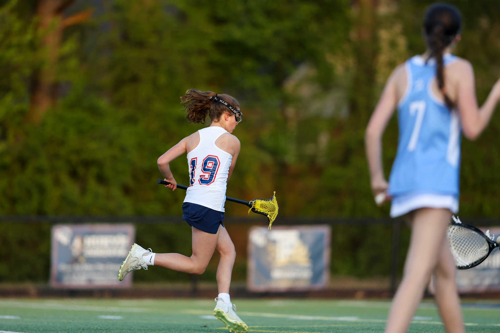 St. Benedict Girls Lacrosse vs St. Agnes on Senior Night at St. Benedict at Auburndale in Memphis, TN on April 19, 2022. (Ryan Beatty/SBA)