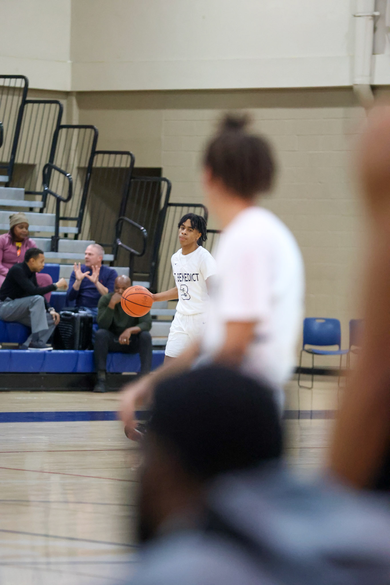 SBA Basketball vs Sacred Heart at the 2022 SBA Holiday Hoops Tournament. (Ryan Beatty Photo)