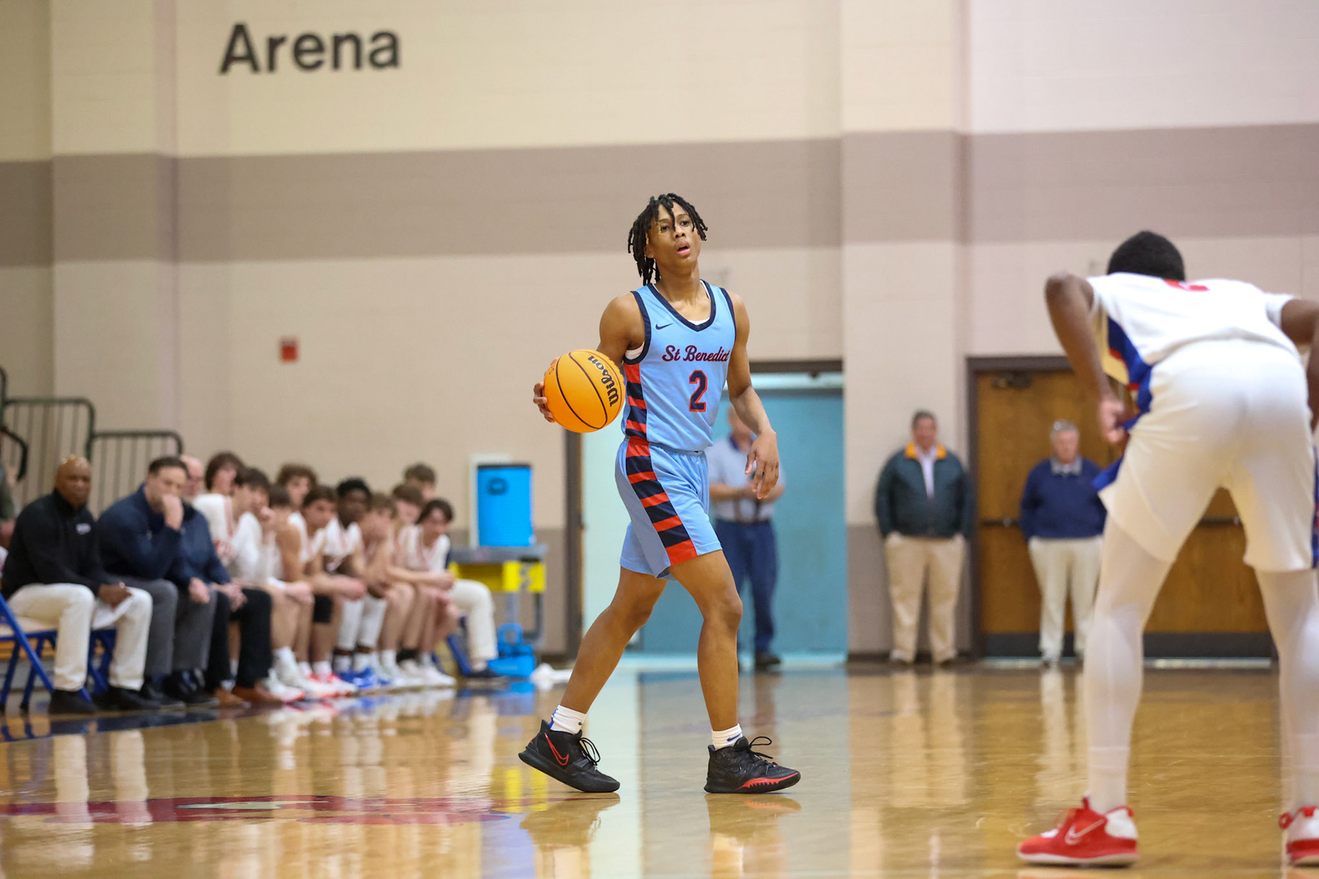 SBA Boys Basketball at MUS. (Ryan Beatty Photo)
