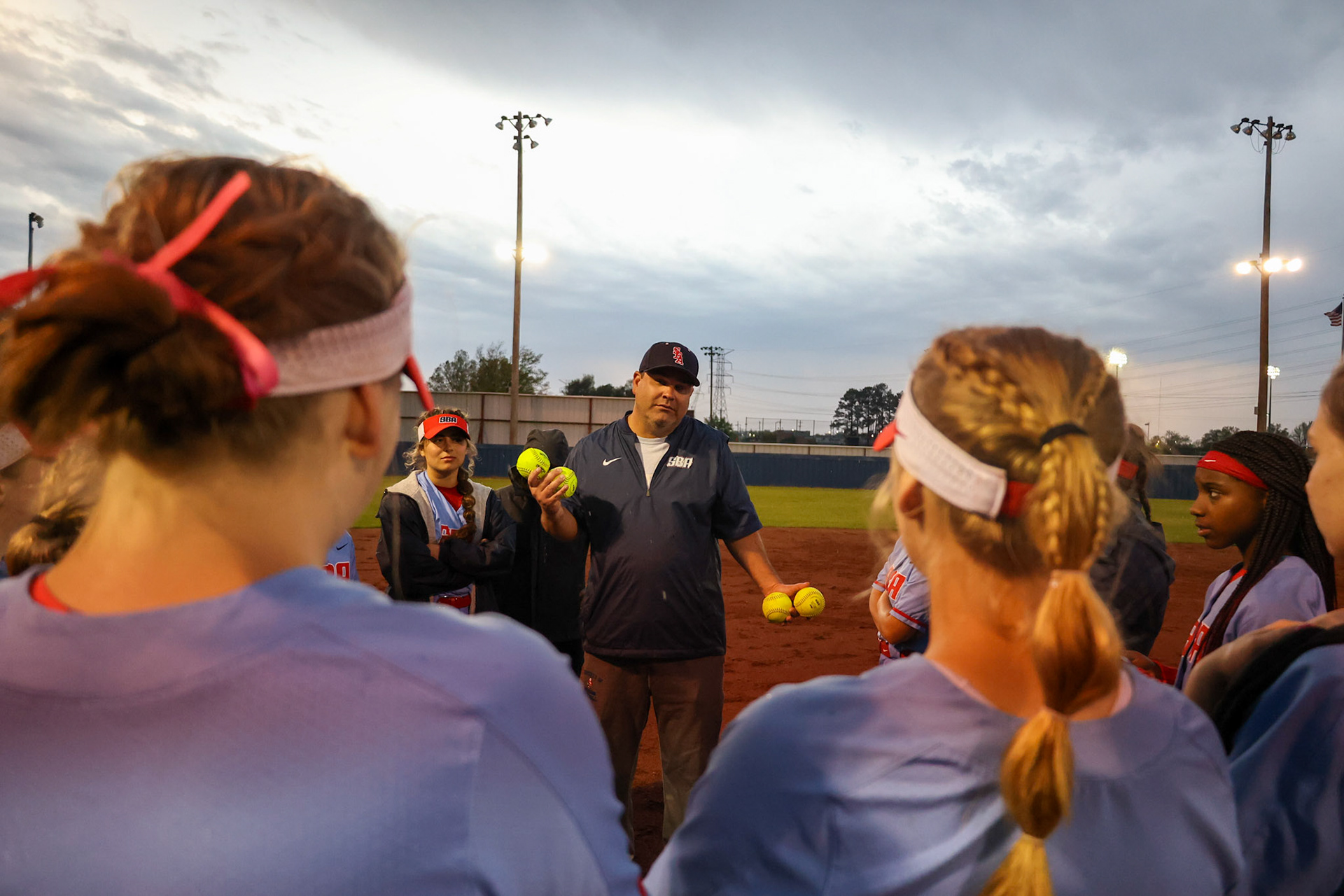 St. Benedict Softball vs Millington on Senior Night at St. Benedict at Auburndale in Memphis, TN on April 20, 2022. (Ryan Beatty/SBA)
