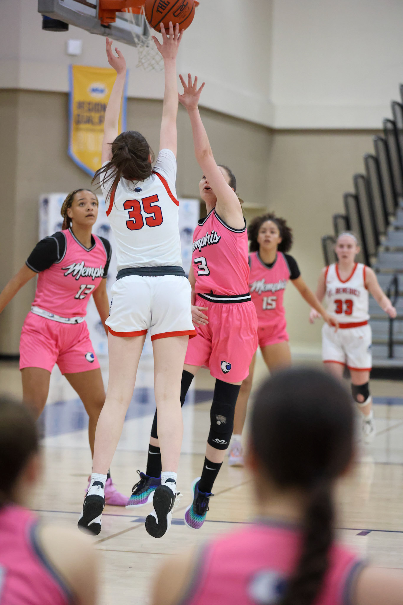 SBA Girls Basketball vs MHEA. (Ryan Beatty Photo)