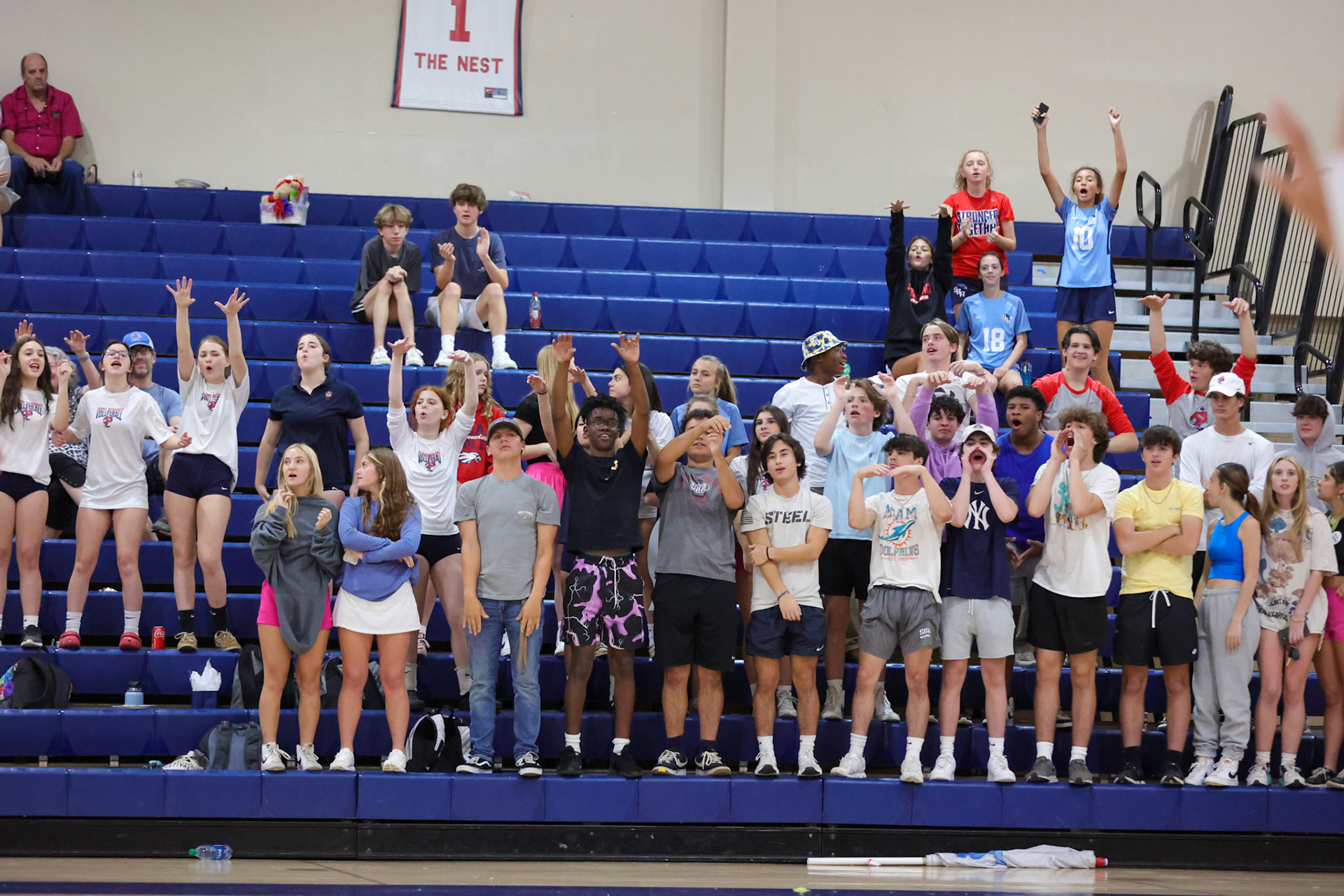 St. Benedict Volleyball vs White Station at St. Benedict at Auburndale in Memphis, TN on Thursday, September 22, 2022. (Ryan Beatty/SBA)