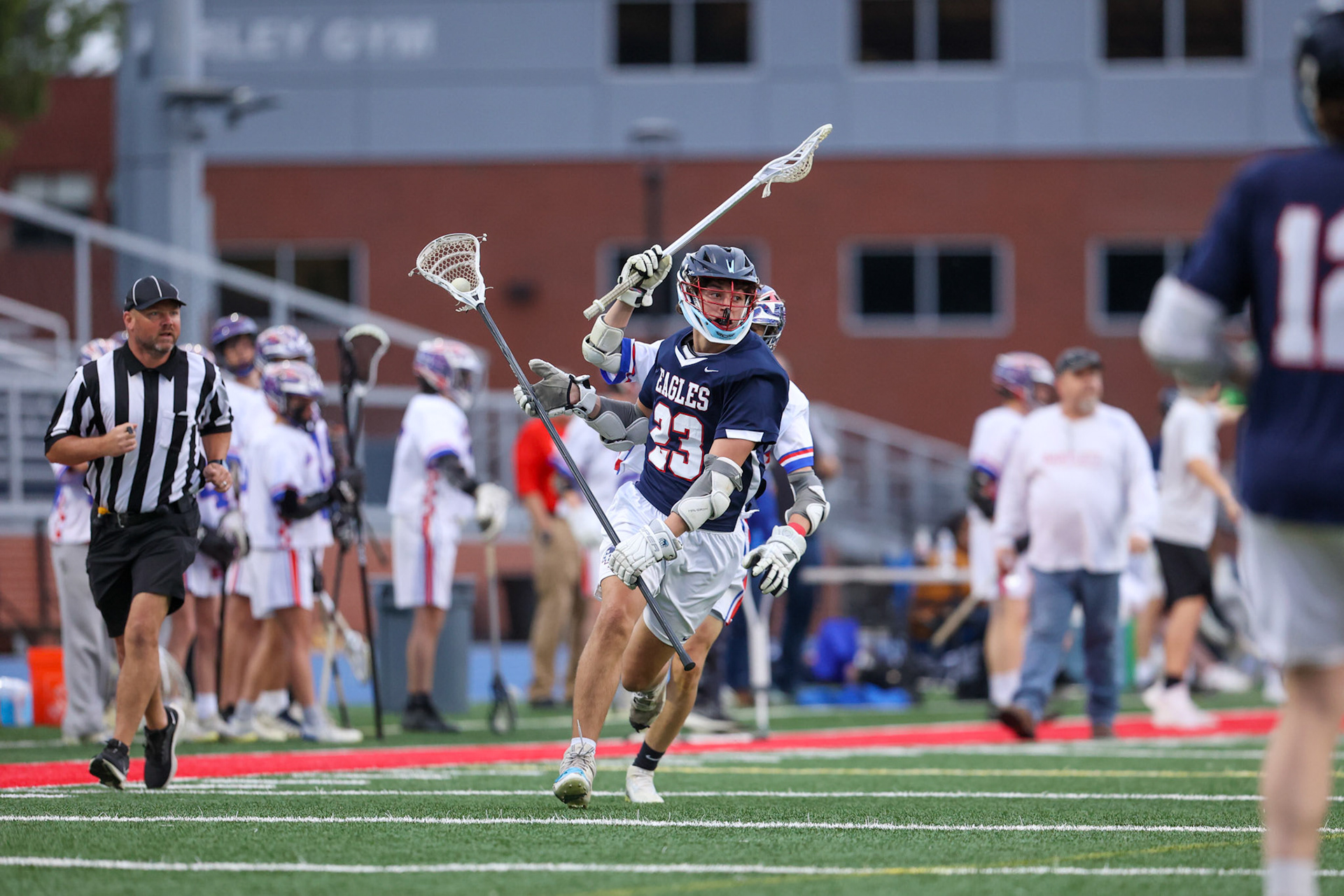 Boys Lacrosse vs Bartlett. (Ryan Beatty Photo)