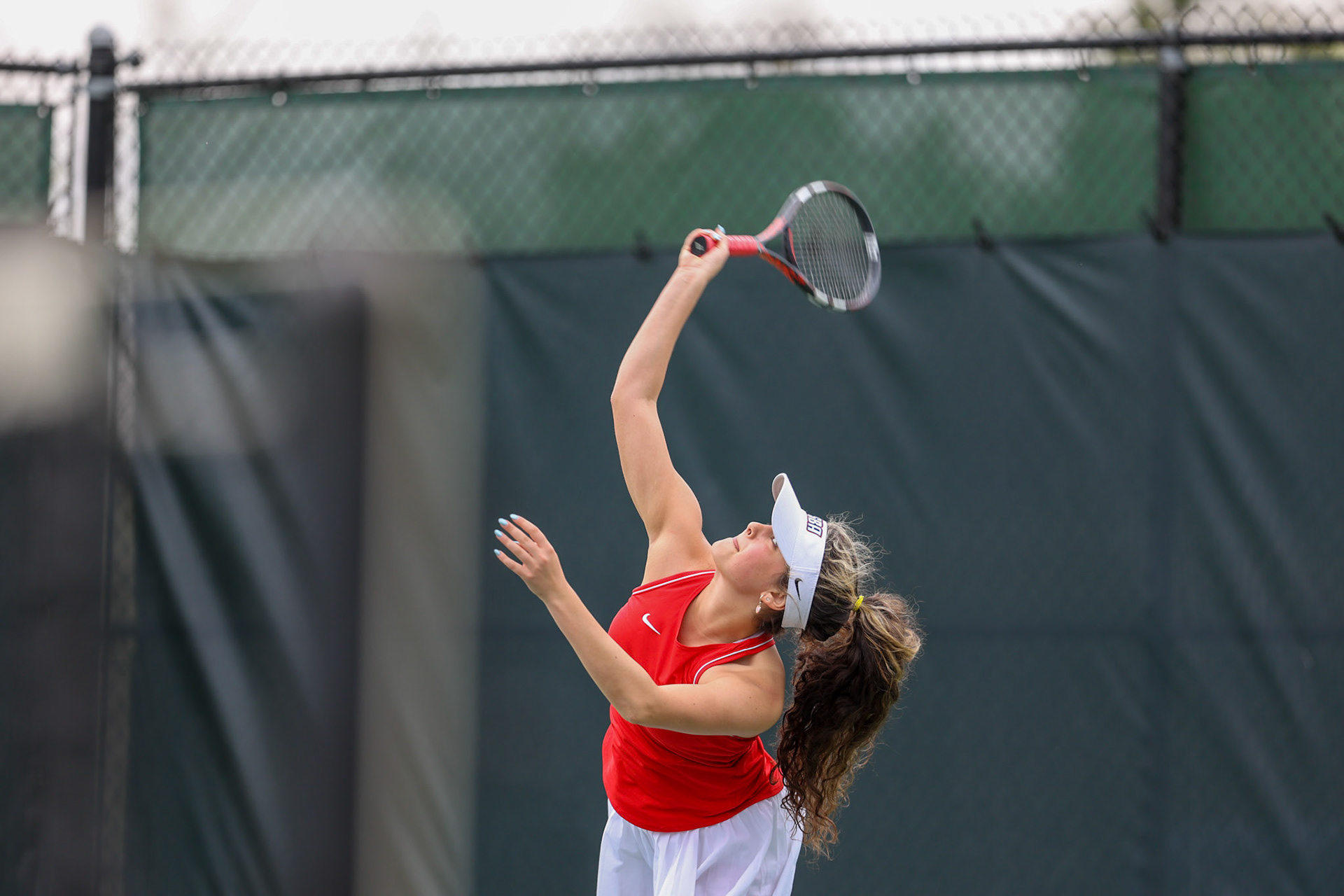 St. Benedict Tennis vs Briarcrest at Briarcrest Christian School on April 12, 2022 in Memphis, TN. (Ryan Beatty/SBA)