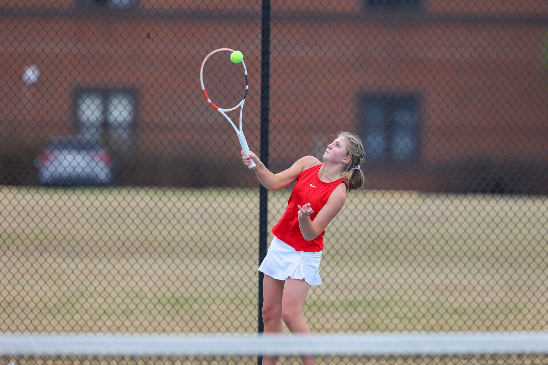 SBA Tennis vs Briacrest on Monday, April 3, 2023. (Ryan Beatty Photo)