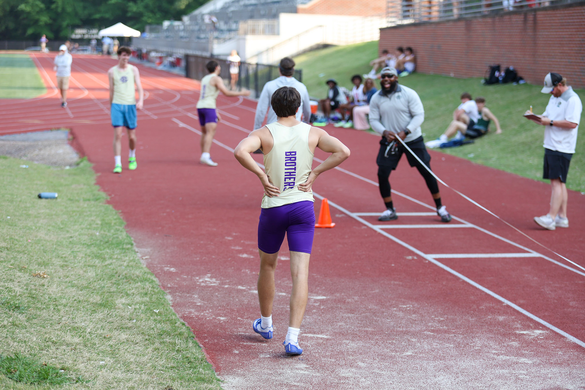 St. Benedict Track at MUS Region Meet on May 11, 2022. (Ryan Beatty/SBA)