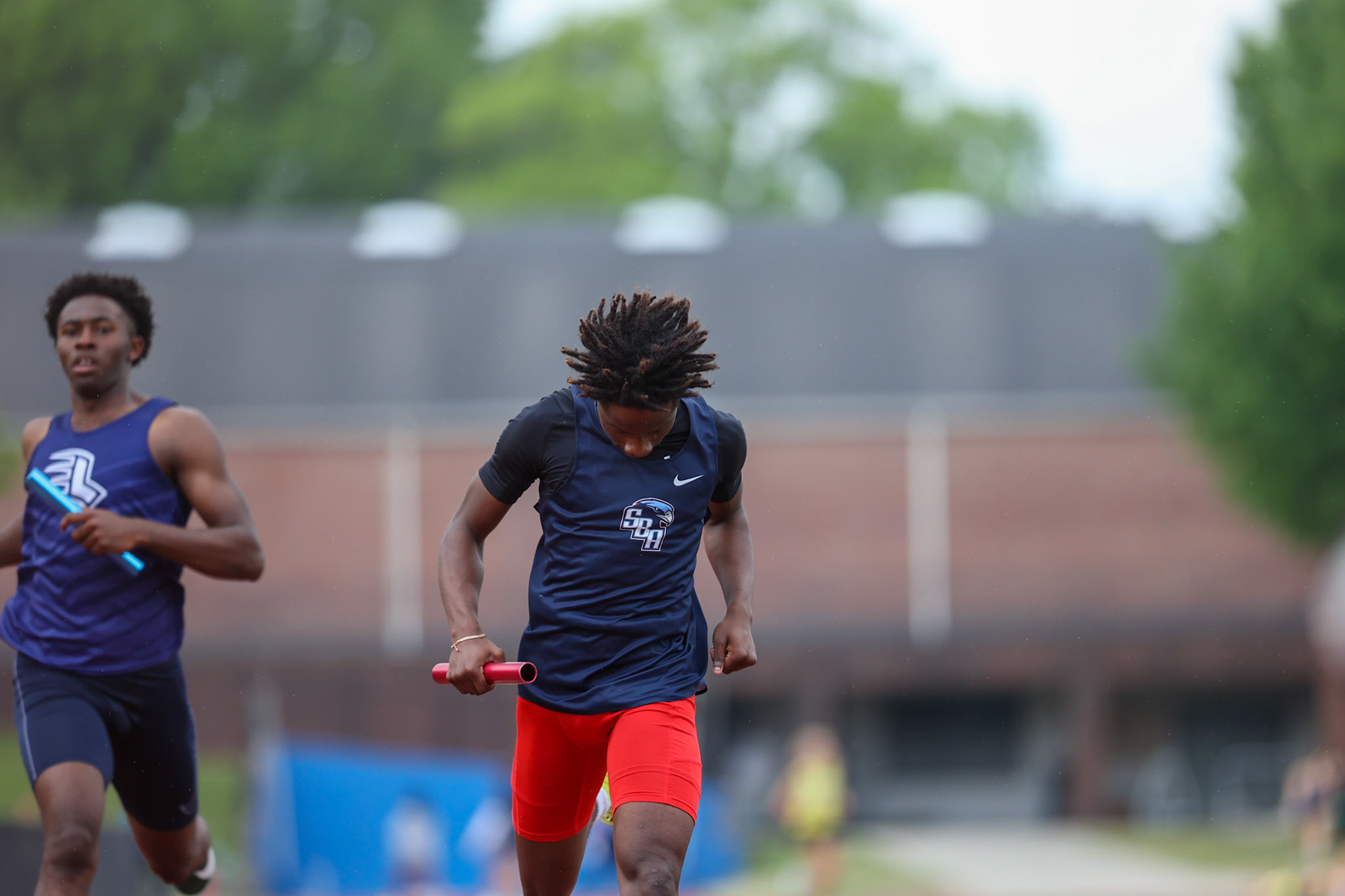 St. Benedict Track at Memphis University School in Memphis, TN on May 3, 2022. (Ryan Beatty/SBA)