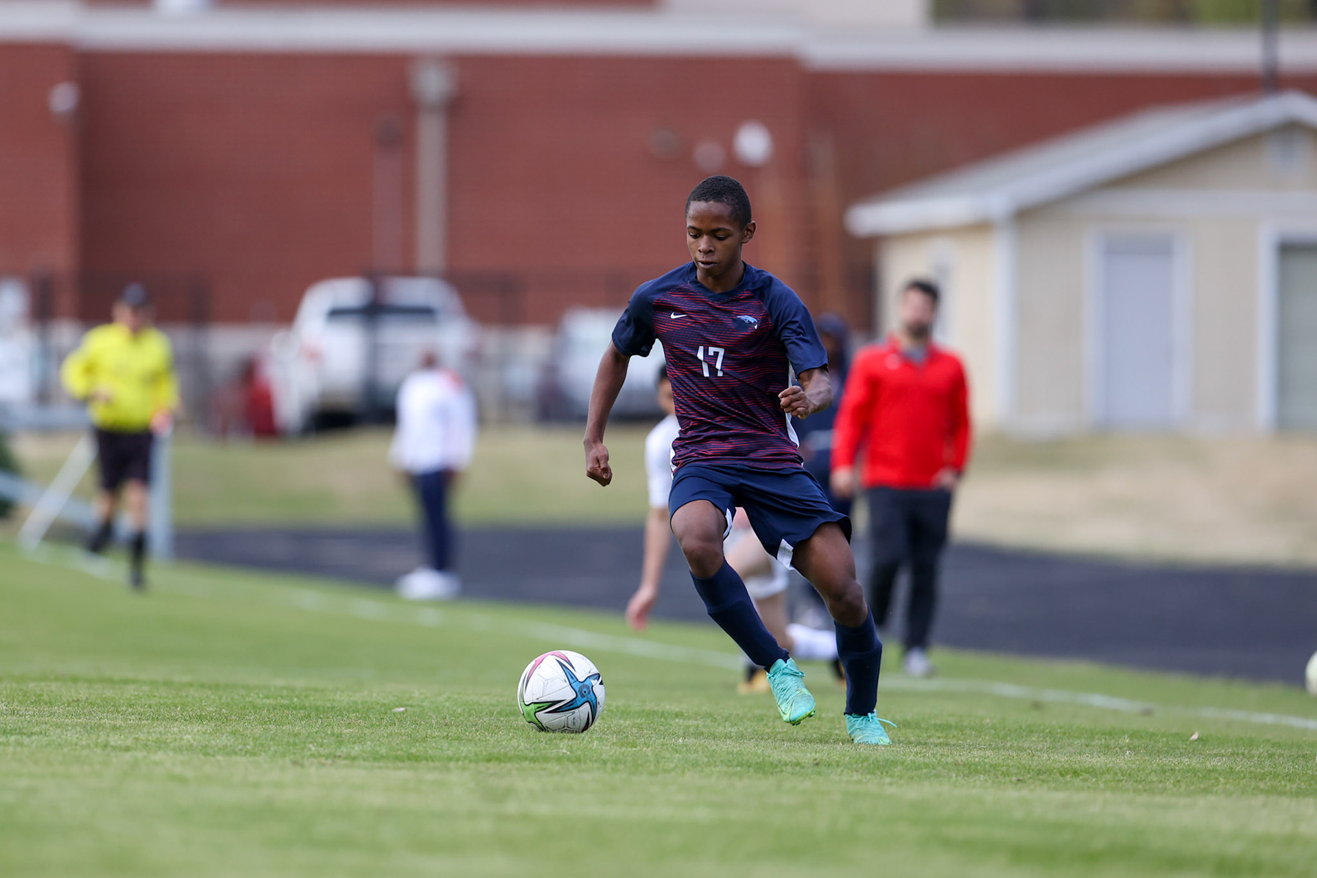 St. Benedict Soccer vs Millington on April 7, 2022 at St. Benedict At Auburndale High School in Memphis, TN. (Ryan Beatty/SBA)