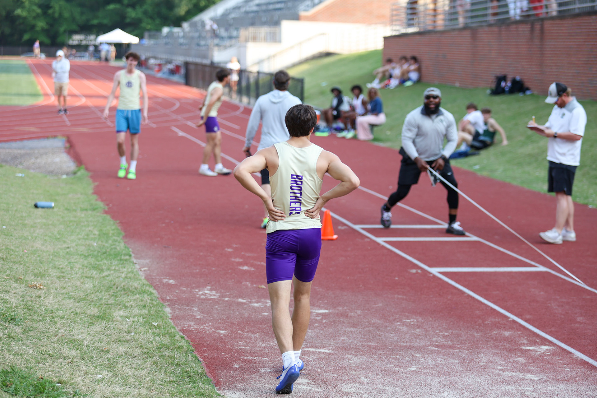 St. Benedict Track at MUS Region Meet on May 11, 2022. (Ryan Beatty/SBA)