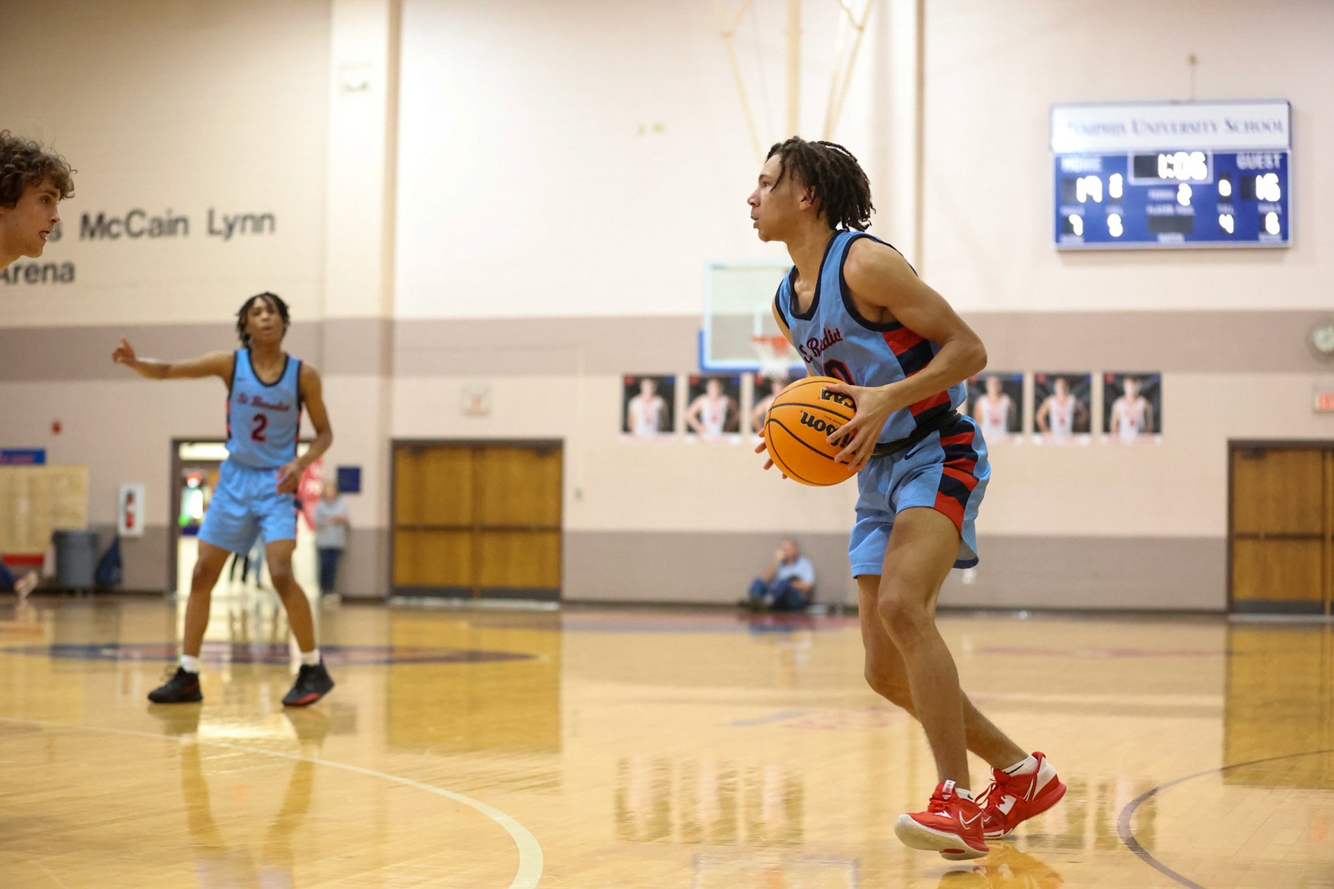 SBA Boys Basketball at MUS. (Ryan Beatty Photo)