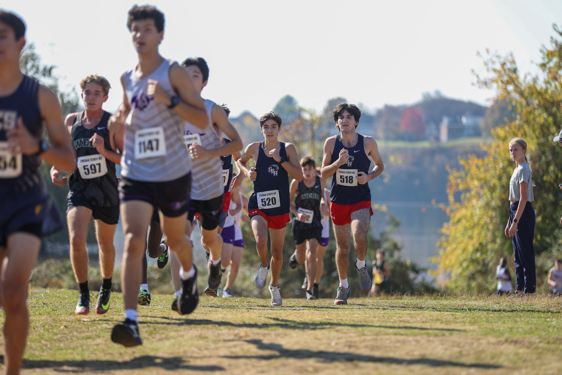 TSSAA Cross Country State Race on Nov. 3rd, 2022 in Hendersonville, TN. (Ryan Beatty/SBA)