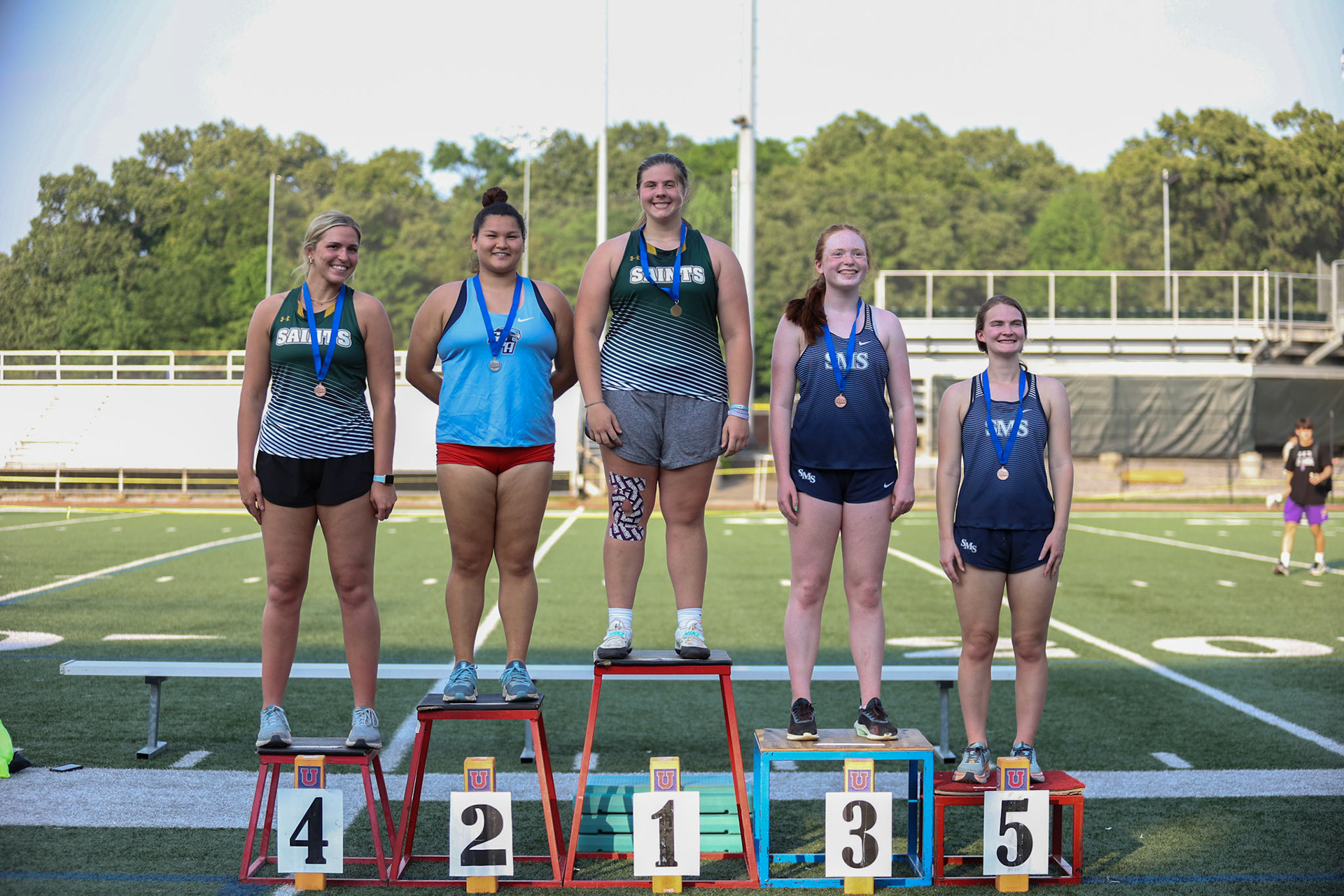 St. Benedict Track at MUS Region Meet on May 11, 2022. (Ryan Beatty/SBA)