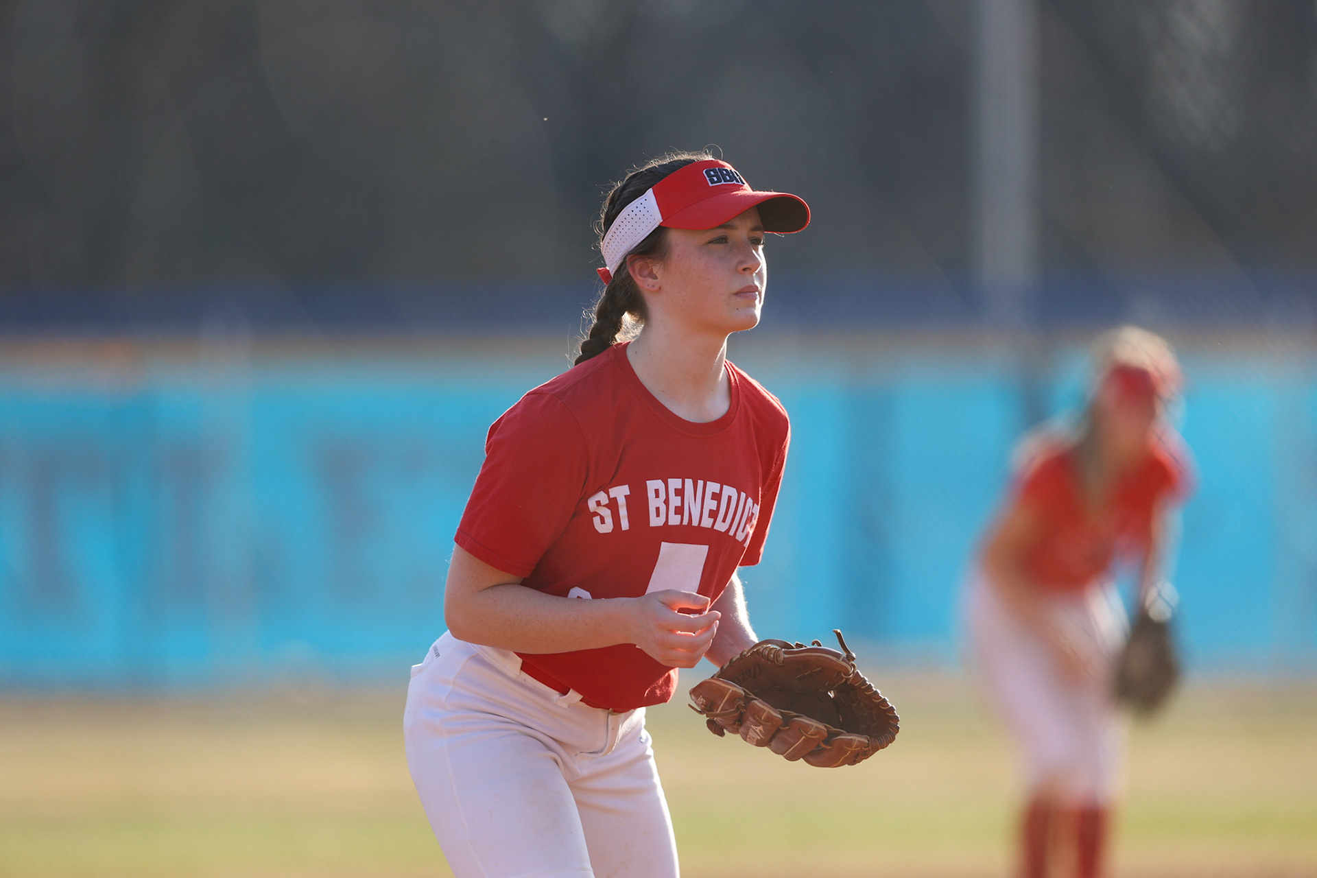 St. Benedict Softball vs Bartlett High School on March 3, 2022 at W.J. Freeman Park in Memphis, TN (Ryan Beatty/SBA)