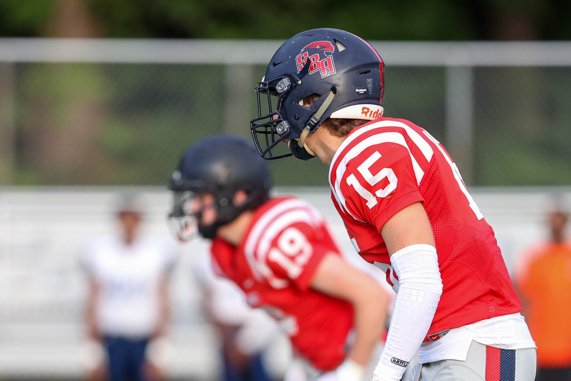 SBA Football Scrimmage on Friday, August 5, 2022 at St. Benedict at Auburndale in Memphis, TN. (Ryan Beatty/SBA)
