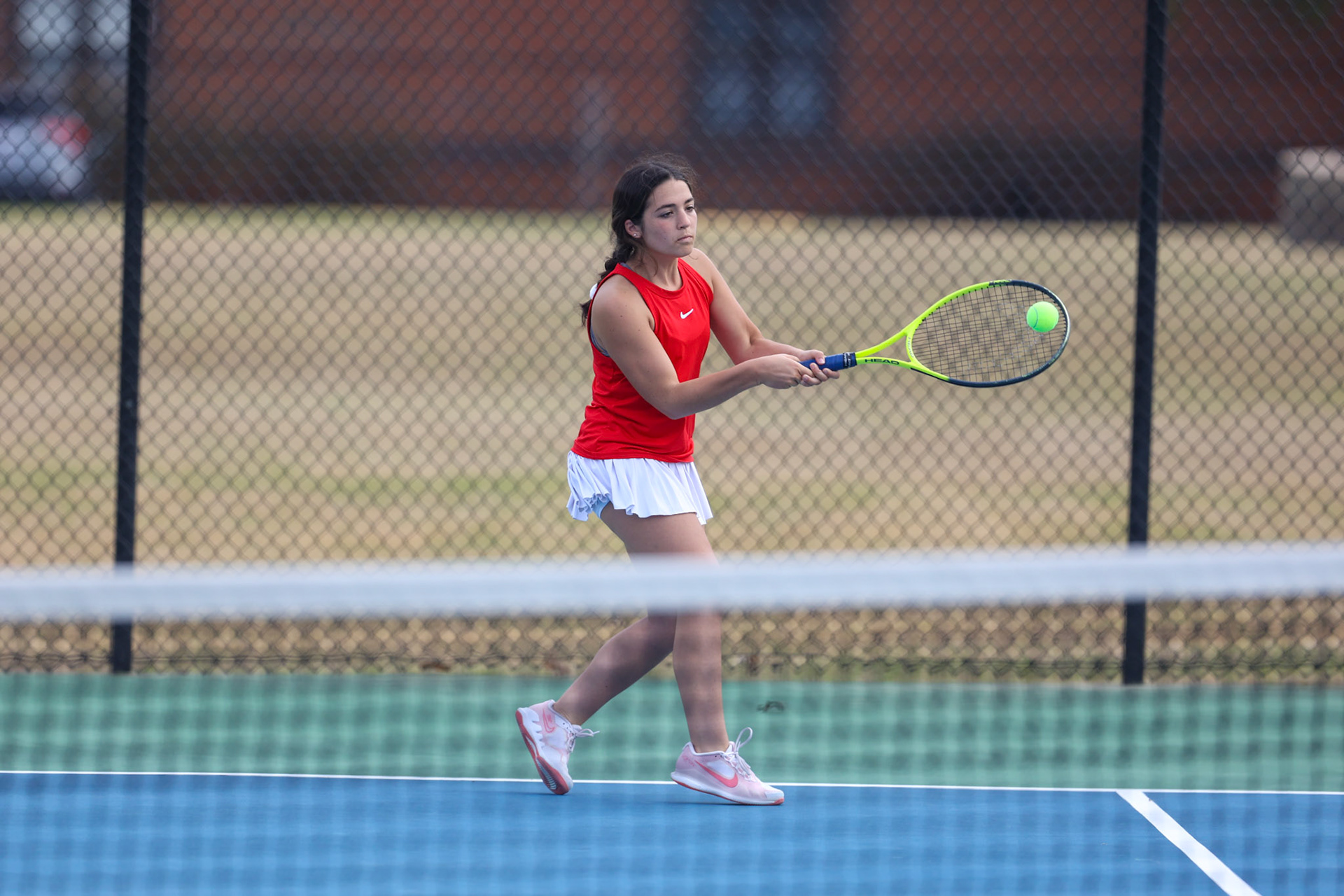 SBA Tennis vs Briacrest on Monday, April 3, 2023. (Ryan Beatty Photo)