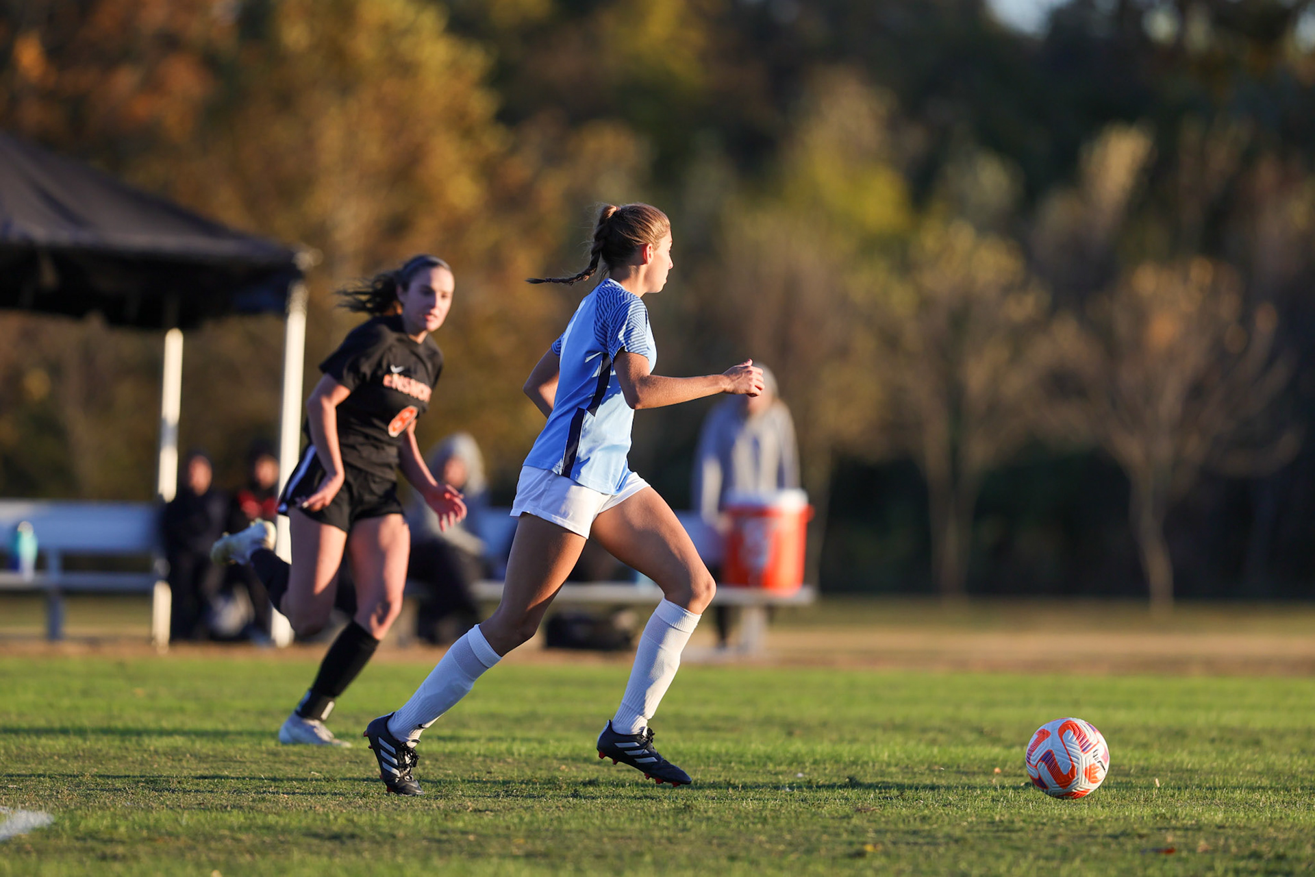 SBA Girl’s Soccer vs. Ensworth in the first round of the TSSAA State Tournament in Nashville, TN, on Oct. 17, 2022. (Ryan Beatty/SBA)