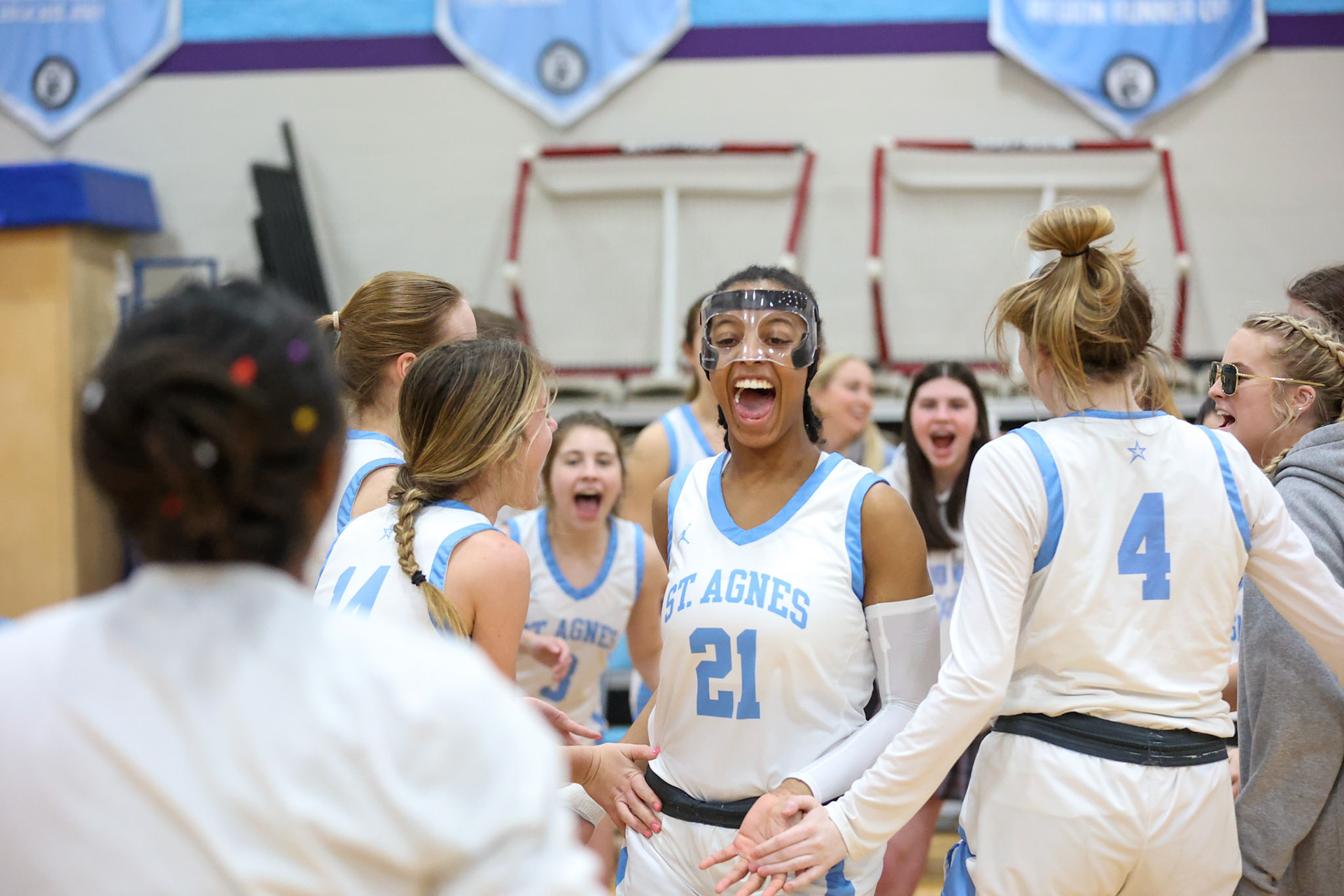SBA Girls Basketball vs St. Agnes on Monday, January 23, 2022. (Ryan Beatty Photo)