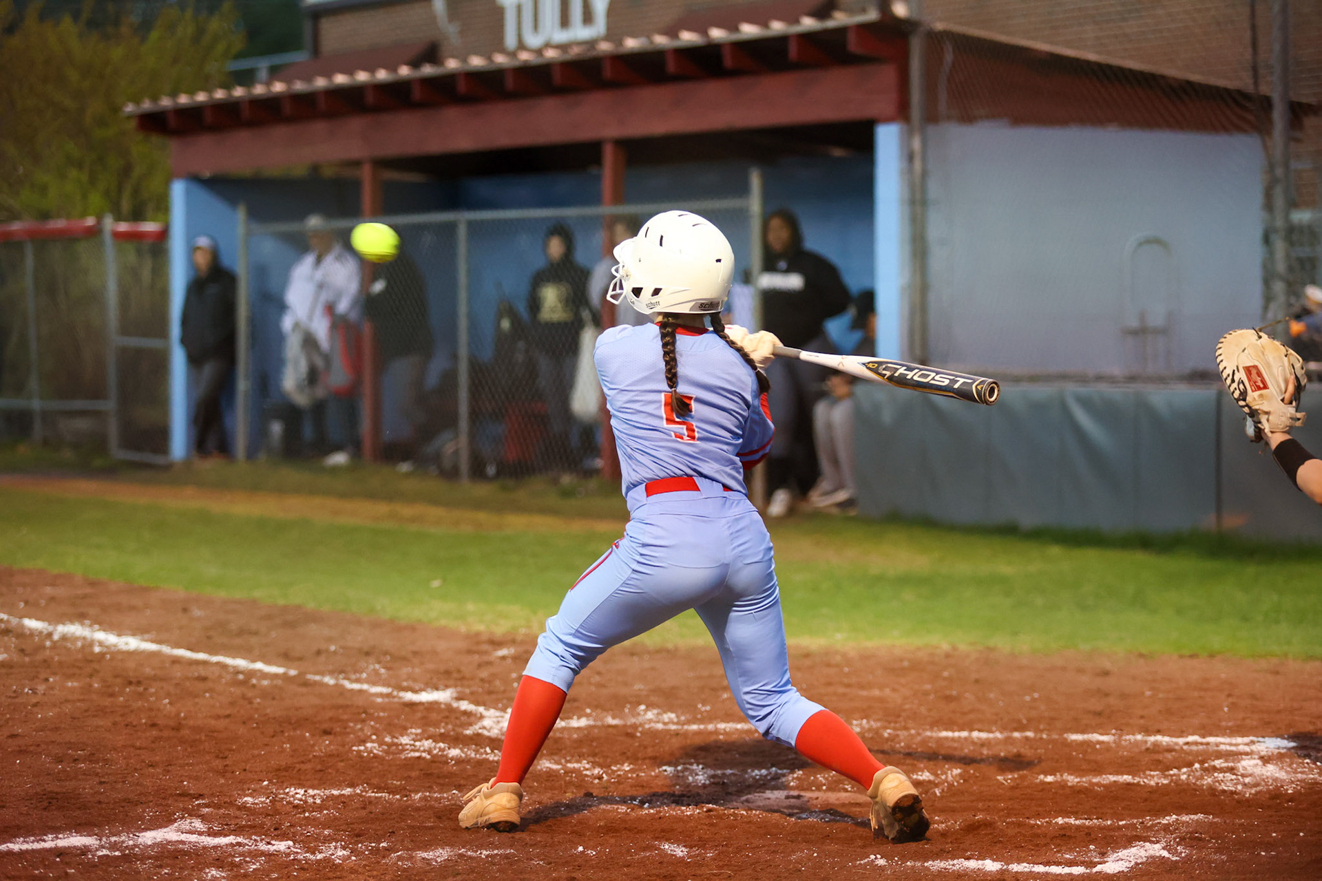 St. Benedict Softball vs Millington on Senior Night at St. Benedict at Auburndale in Memphis, TN on April 20, 2022. (Ryan Beatty/SBA)