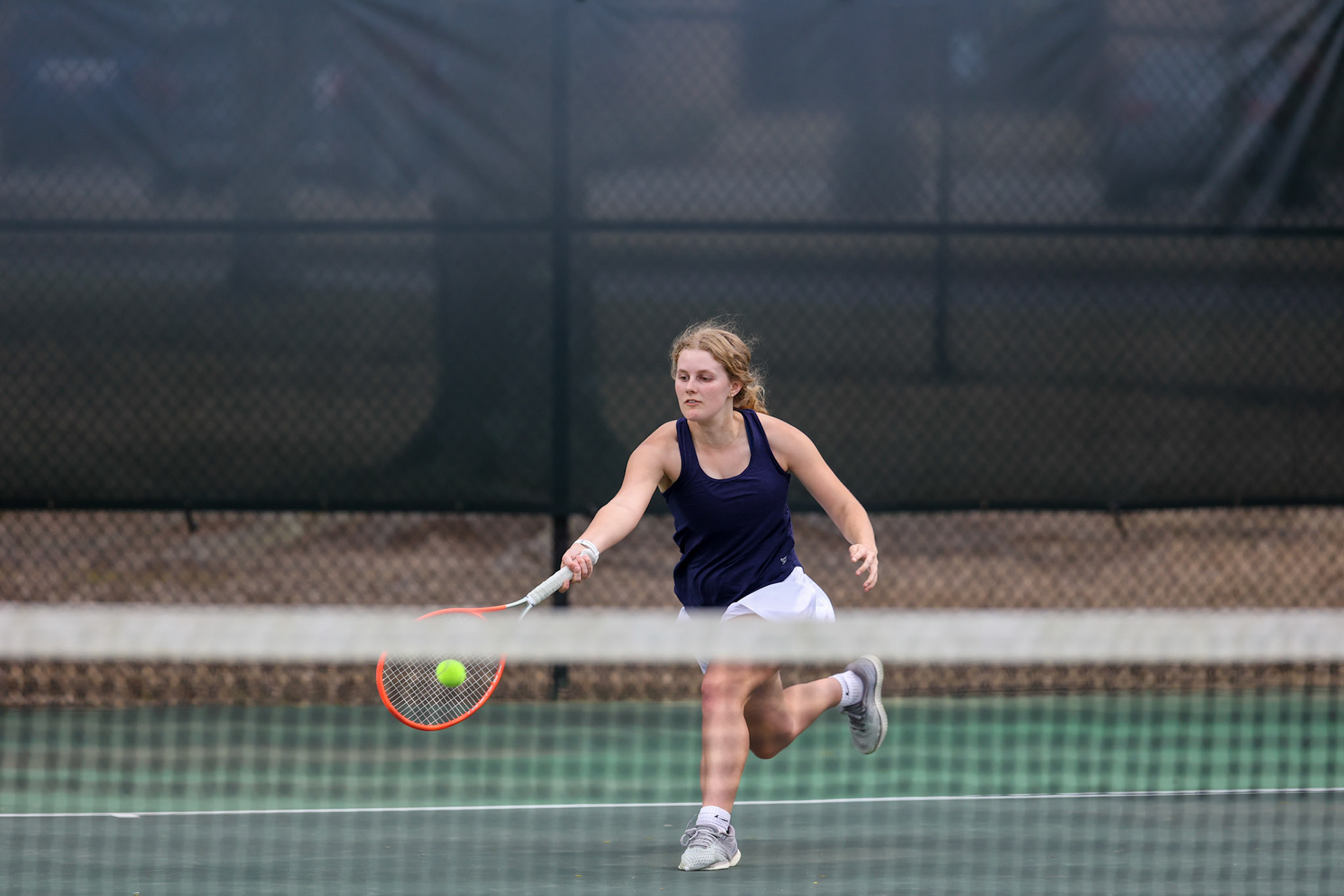 St. Benedict Tennis vs Briarcrest at Briarcrest Christian School on April 12, 2022 in Memphis, TN. (Ryan Beatty/SBA)