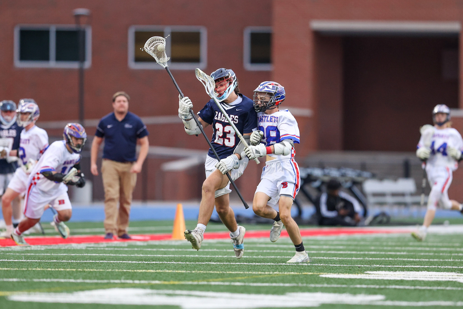 Boys Lacrosse vs Bartlett. (Ryan Beatty Photo)