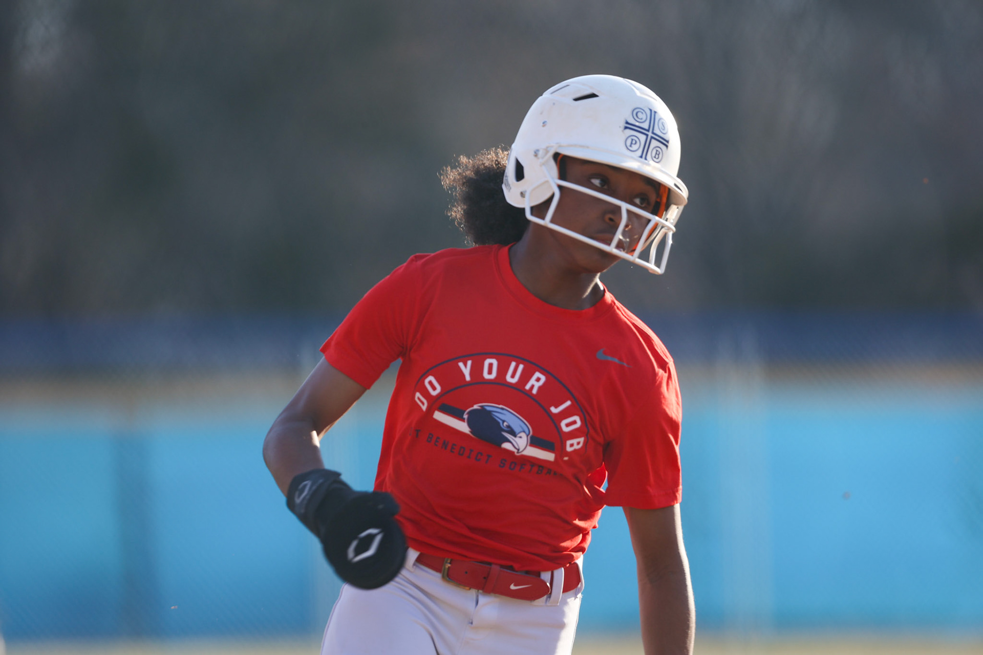 St. Benedict Softball vs Bartlett High School on March 3, 2022 at W.J. Freeman Park in Memphis, TN (Ryan Beatty/SBA)