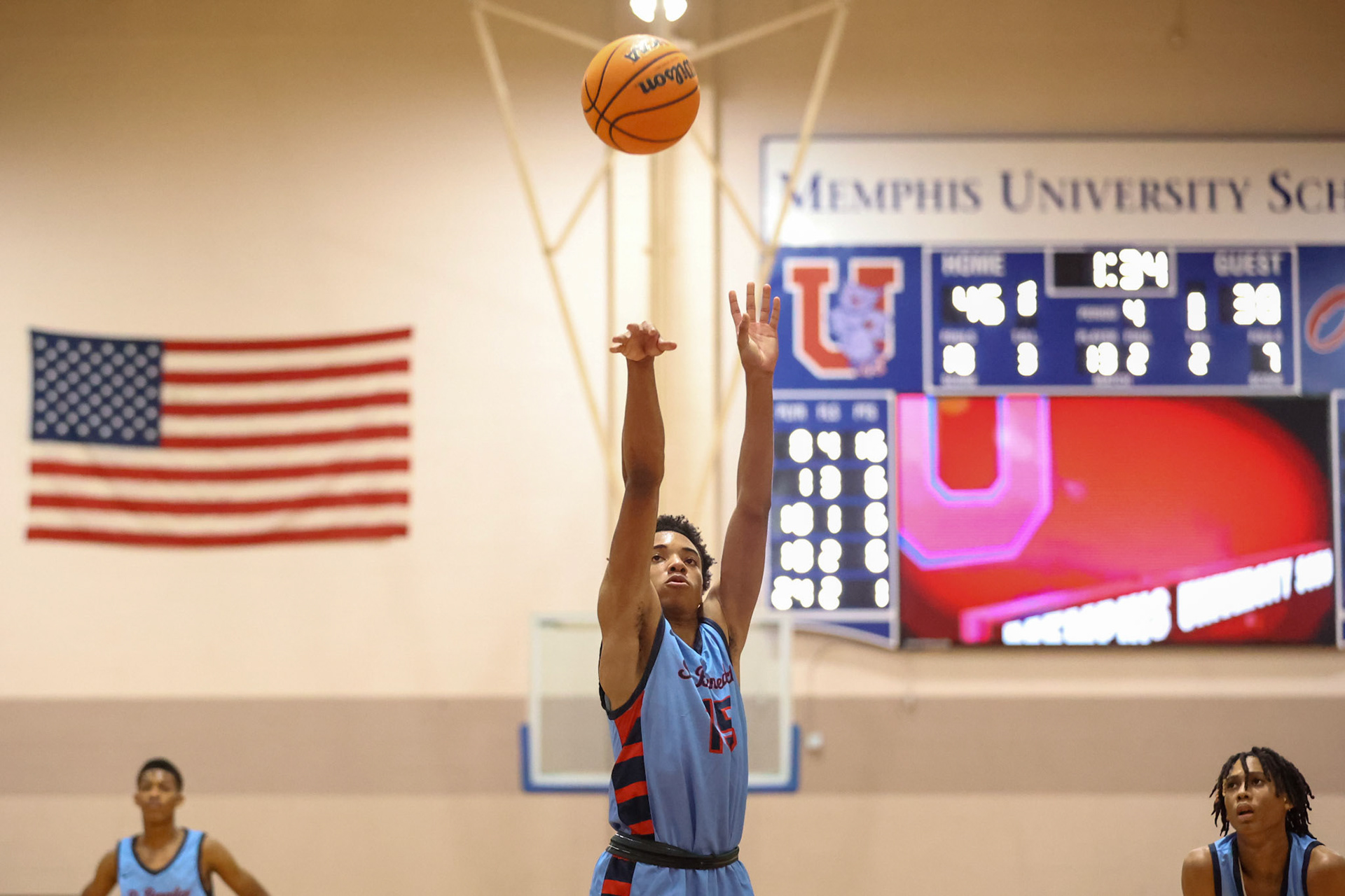 SBA Boys Basketball at MUS. (Ryan Beatty Photo)