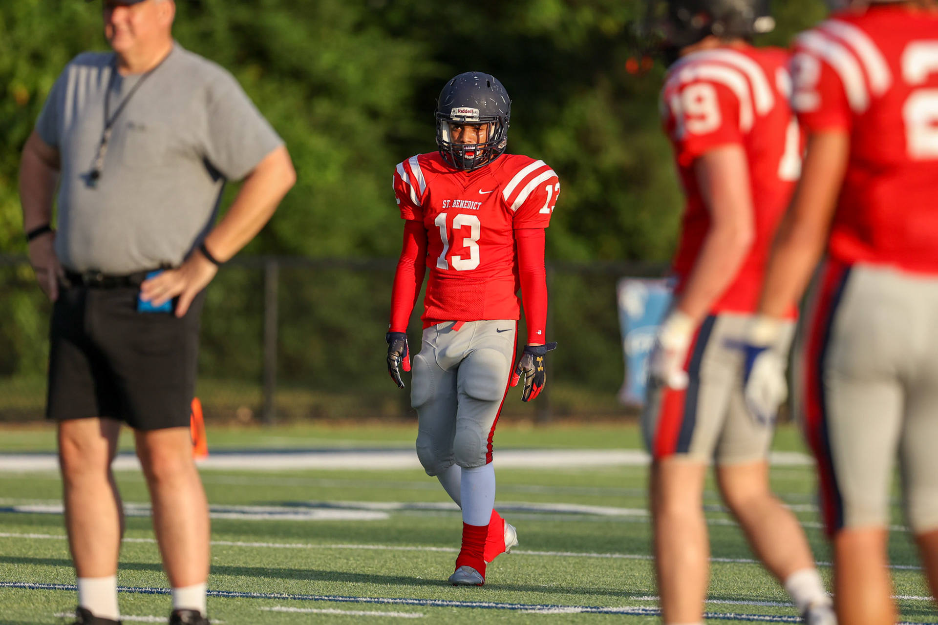 SBA Football Scrimmage on Friday, August 5, 2022 at St. Benedict at Auburndale in Memphis, TN. (Ryan Beatty/SBA)
