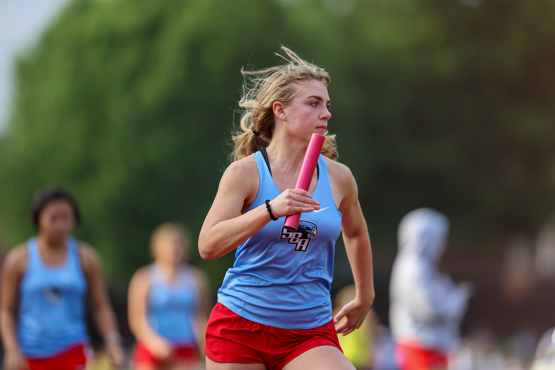 St. Benedict Track at Memphis University School in Memphis, TN on May 3, 2022. (Ryan Beatty/SBA)